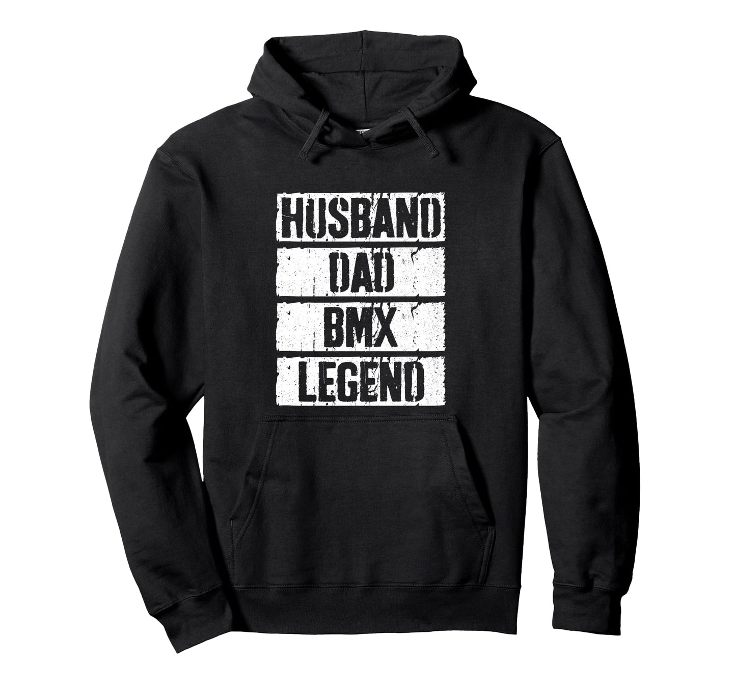 Husband Dad Bmx Legend Fathers Day Hoodie - Novelty Apparel for Adults - T-Shirt, Sweatshirt, Hoodie