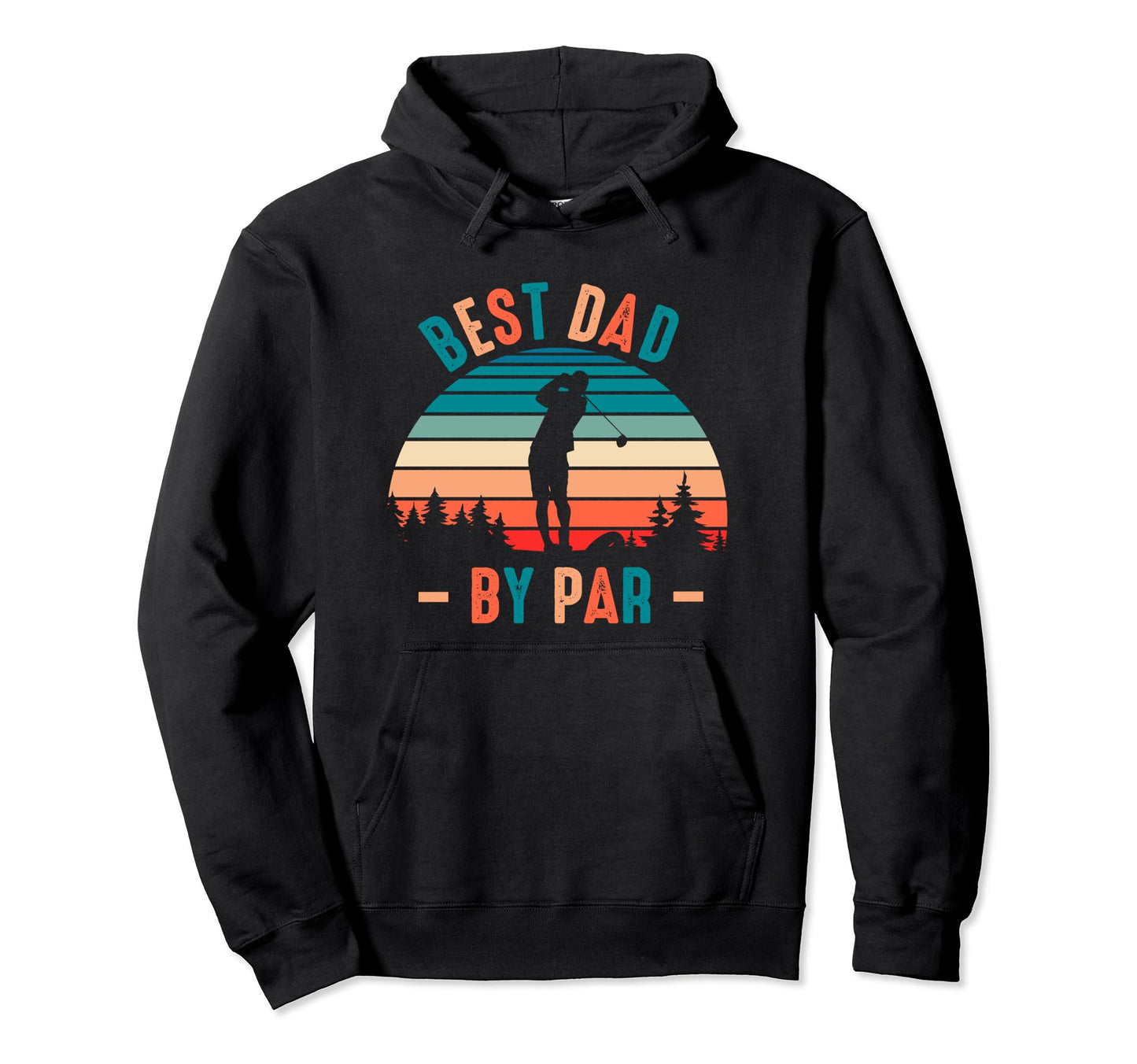 Funny Golfer Golfing Best Dad Par Hoodie - Casual Everyday Wear for Adults - T-Shirt, Sweatshirt, Hoodie