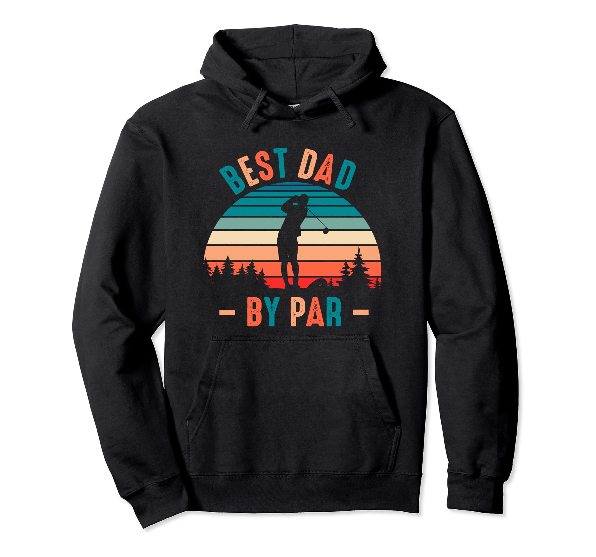Funny Golfer Golfing Best Dad Par Hoodie - Casual Everyday Wear for Adults - T-Shirt, Sweatshirt, Hoodie