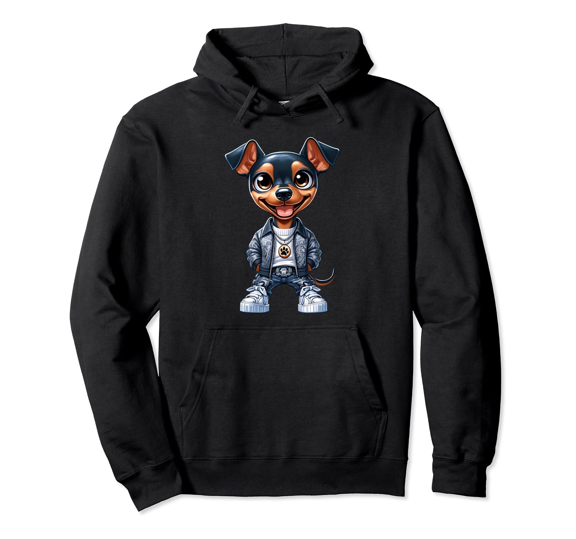 Miniature Pinscher Dog Jacket Outfit Dog Hoodie - Minimalist Print Unisex - T-Shirt, Sweatshirt, Hoodie