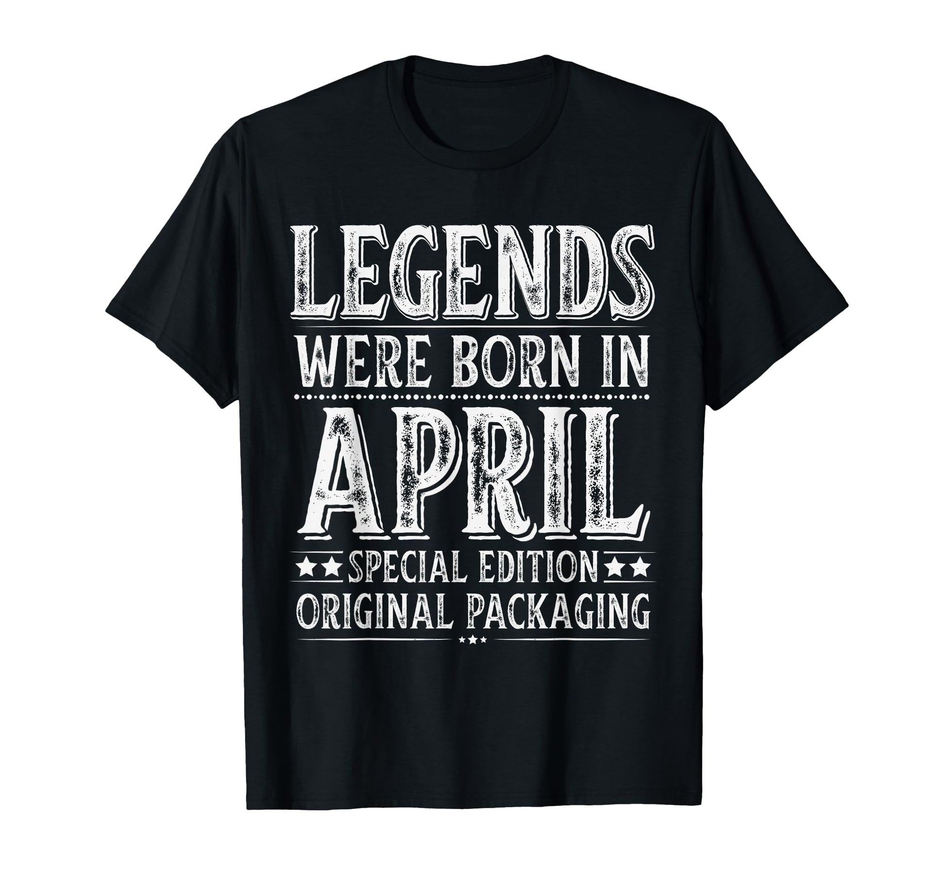 April Birthday Legends Were Born T-Shirt - Aesthetic Graphic for Adults - T-Shirt, Sweatshirt, Hoodie