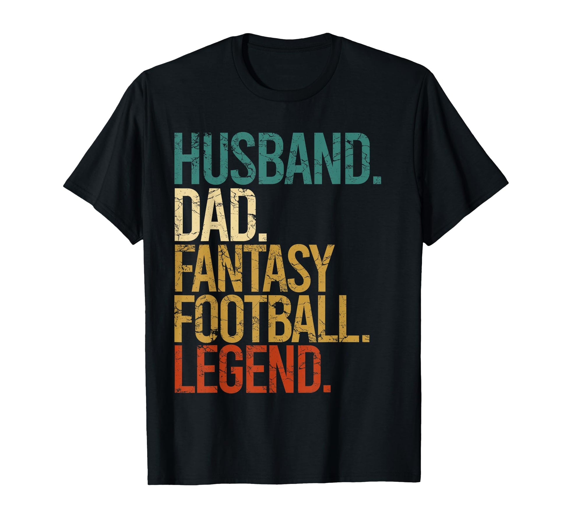 Husband Dad Fantasy Football T-Shirt - Casual Everyday Wear Men Women - T-Shirt, Sweatshirt, Hoodie