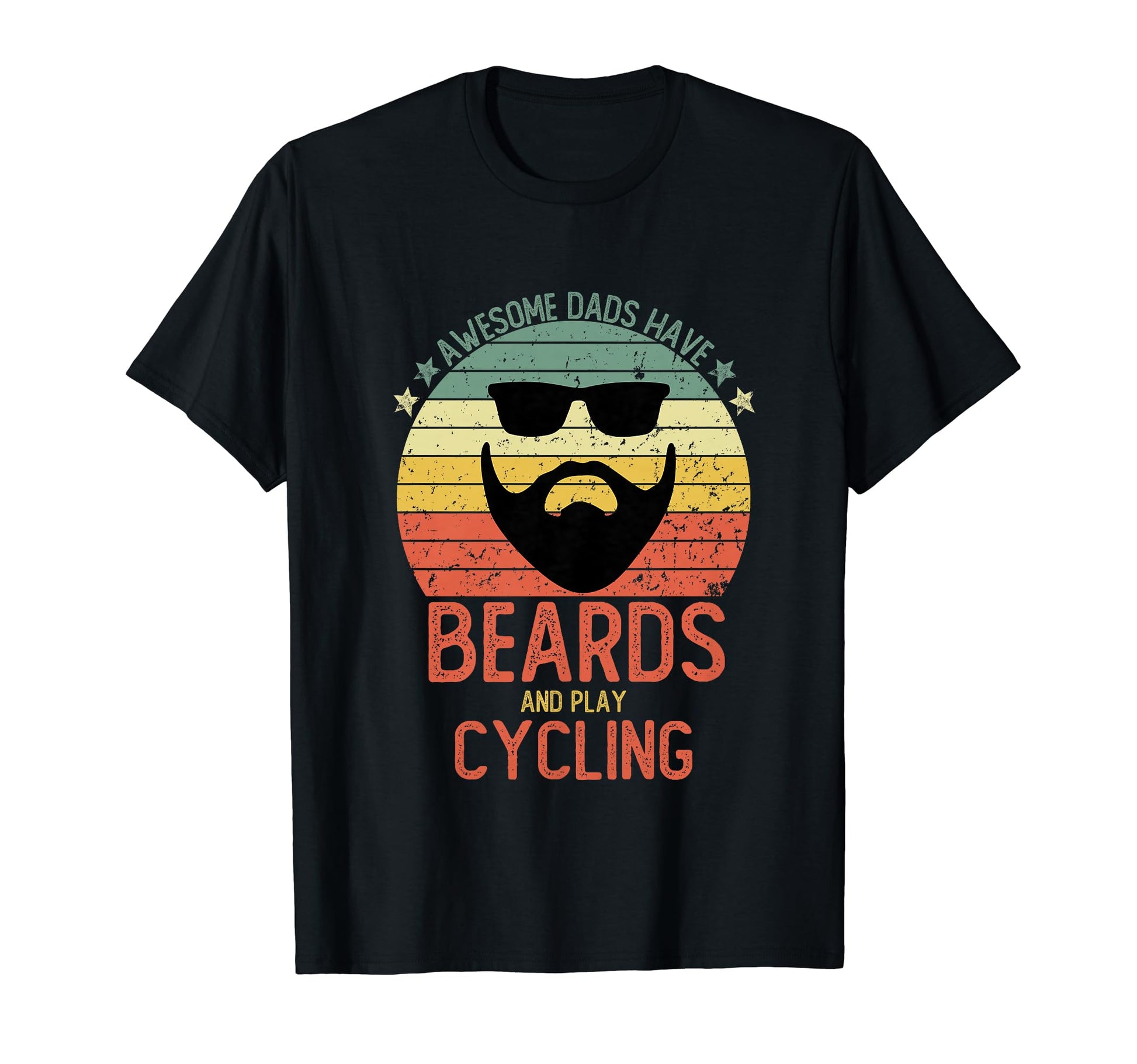 Funny Awesome Dads Have Beards And T-Shirt - Custom Art Print for Adults - T-Shirt, Sweatshirt, Hoodie