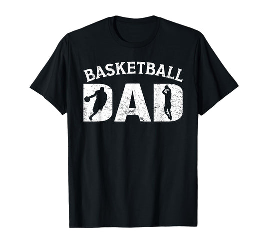 Basketball Dad Coach Fathers Day Bball T-Shirt - Unique Graphic for Adults - T-Shirt, Sweatshirt, Hoodie