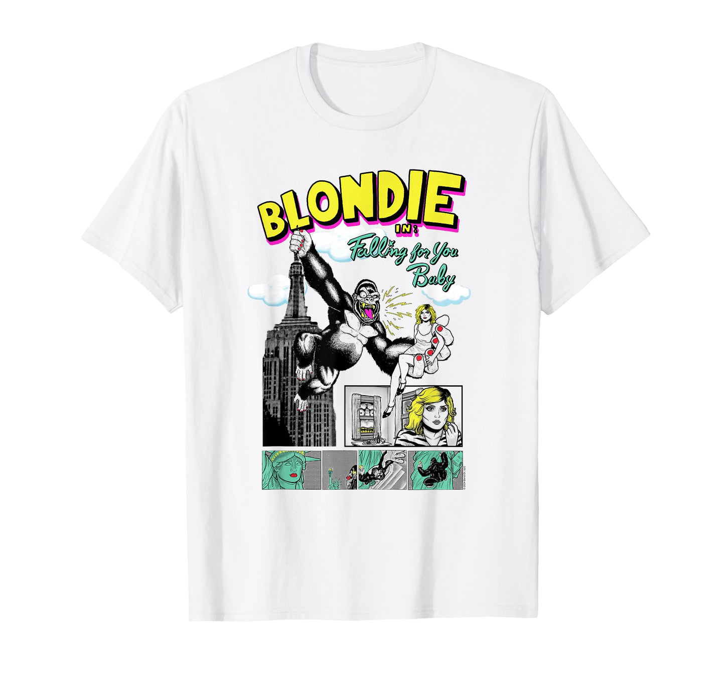 Blondie Giant Ape Comic Band T-Shirt - Novelty Apparel Men Women - T-Shirt, Sweatshirt, Hoodie