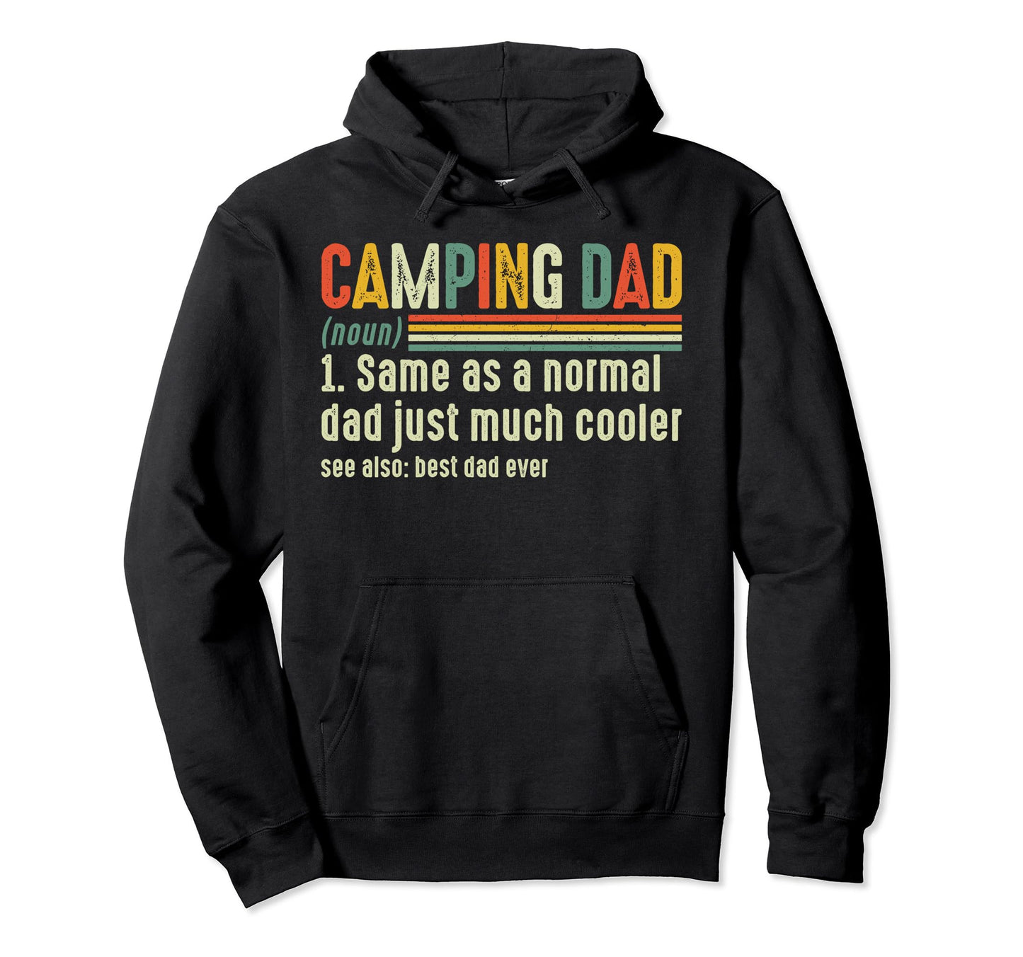 Camping Dad Definition Fathers Day 2024 Hoodie - Fun Novelty Design Unisex - T-Shirt, Sweatshirt, Hoodie