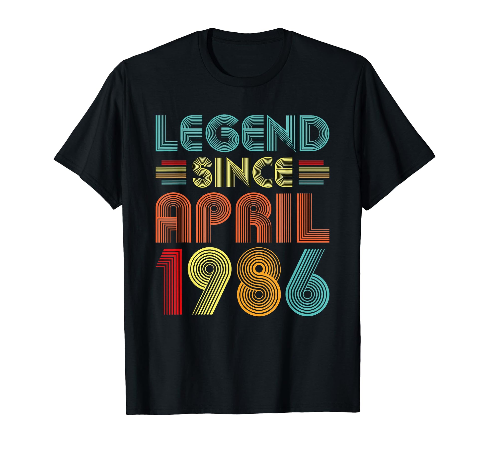 Legend Since April 1986 Birth Birthday T-Shirt - Graphic Print for Adults - T-Shirt, Sweatshirt, Hoodie