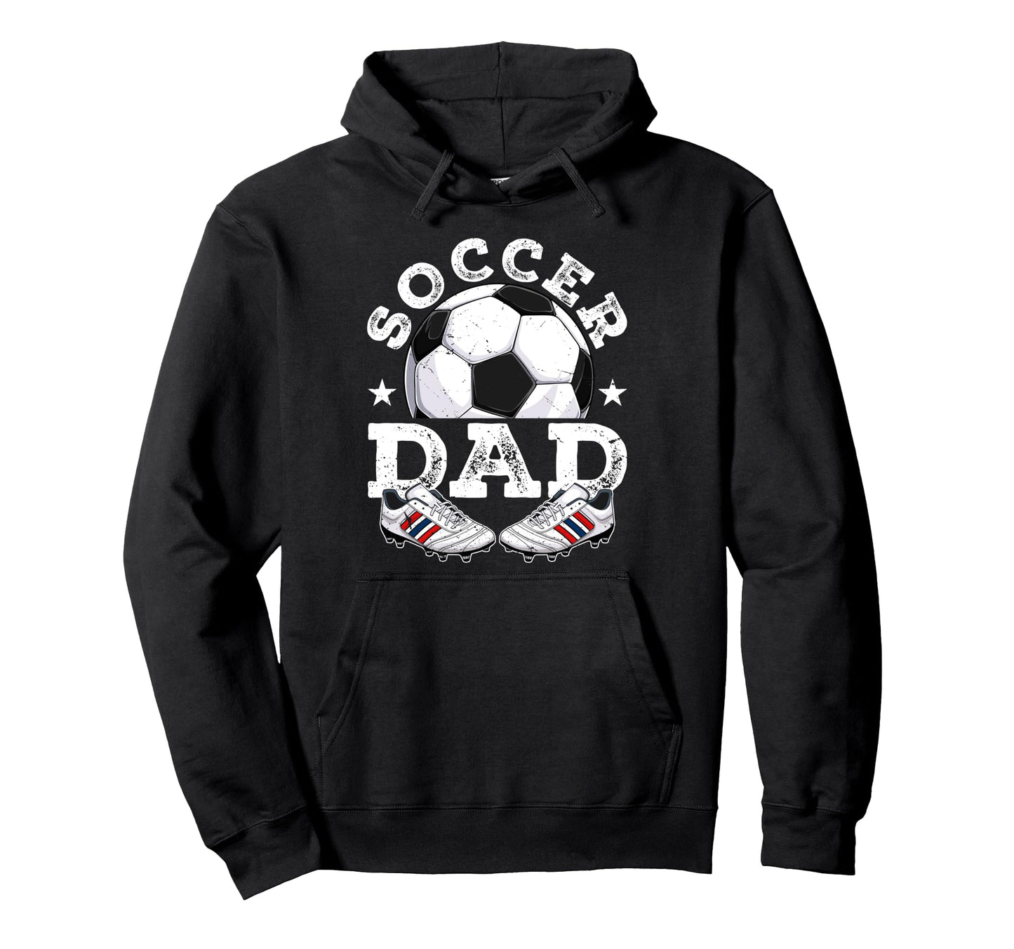 Soccer Dad Daddy Father Happy Fathers Hoodie - Trendy Graphic Men Women - T-Shirt, Sweatshirt, Hoodie