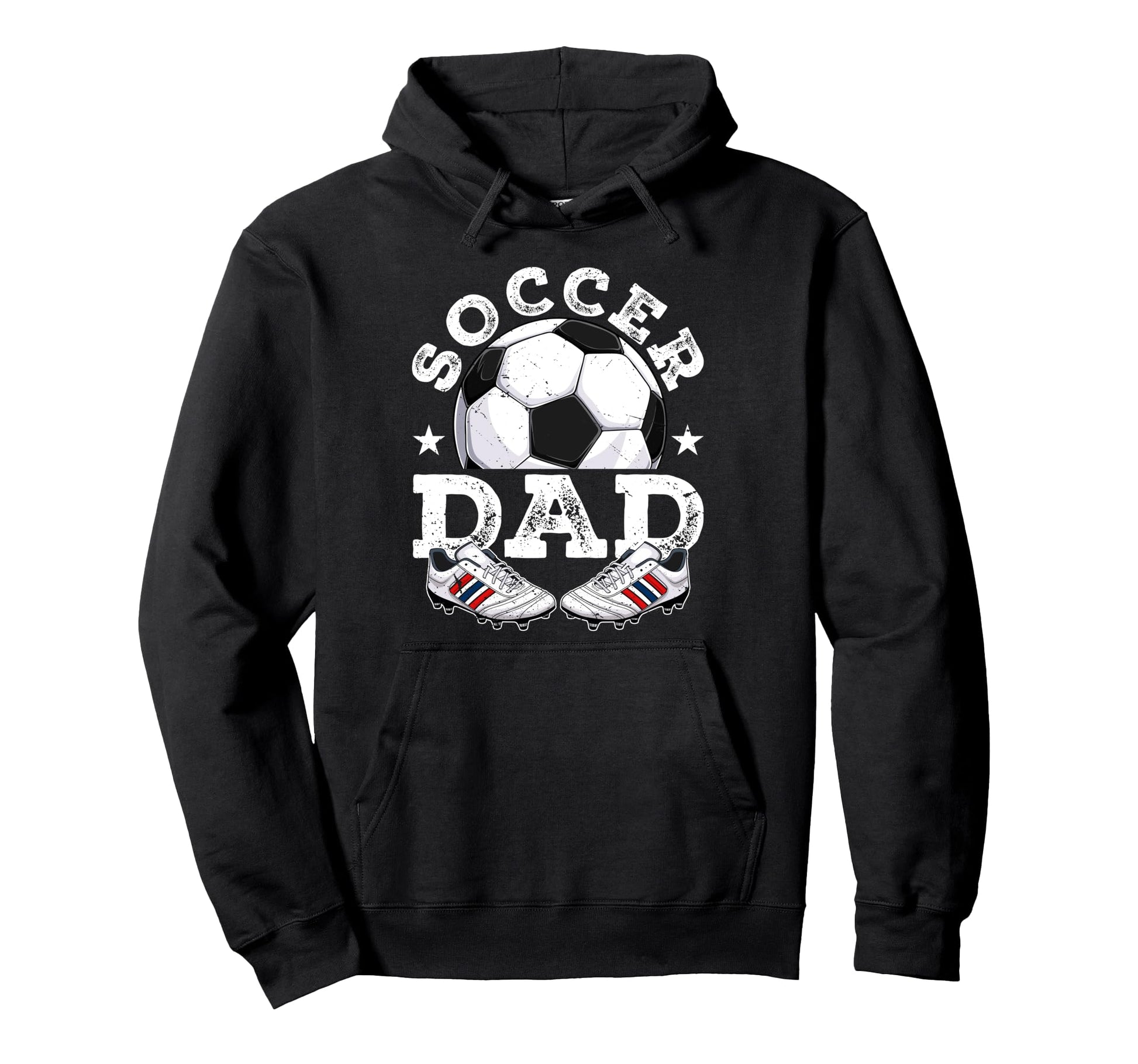 Soccer Dad Daddy Father Happy Fathers Hoodie - Trendy Graphic Men Women - T-Shirt, Sweatshirt, Hoodie