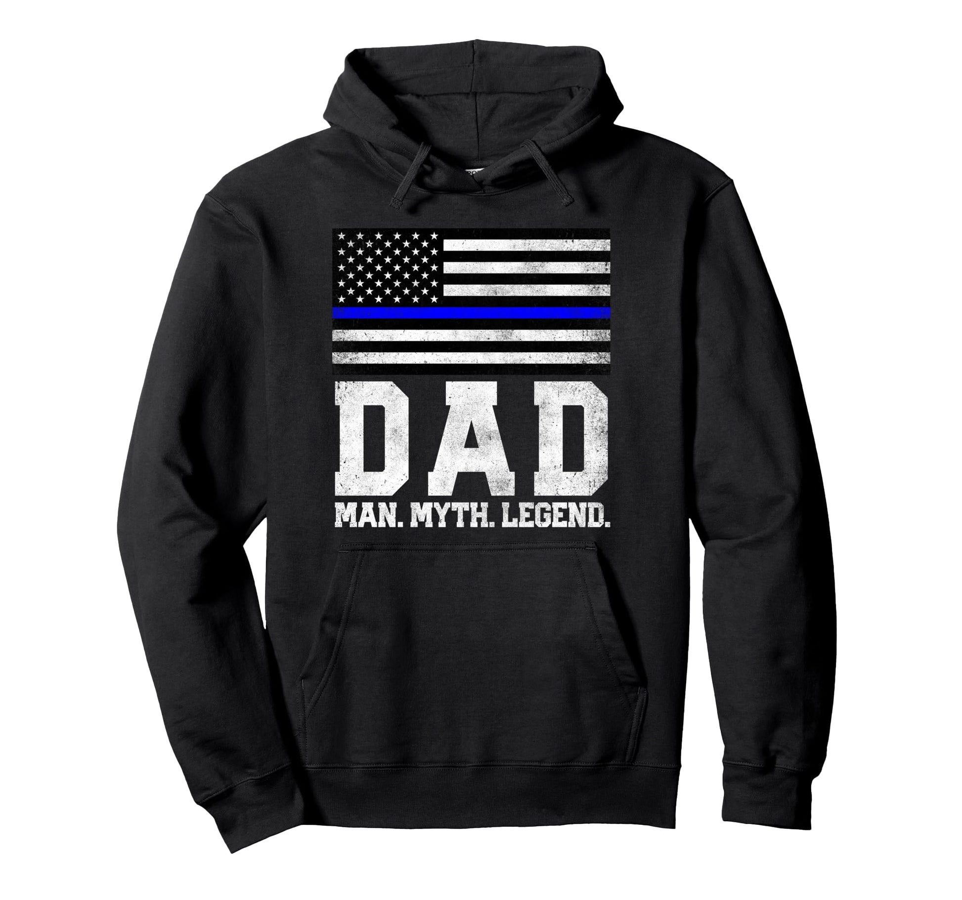Dad Myth Legend 4Th July Fathers Day Hoodie - Minimalist Print for Adults - T-Shirt, Sweatshirt, Hoodie