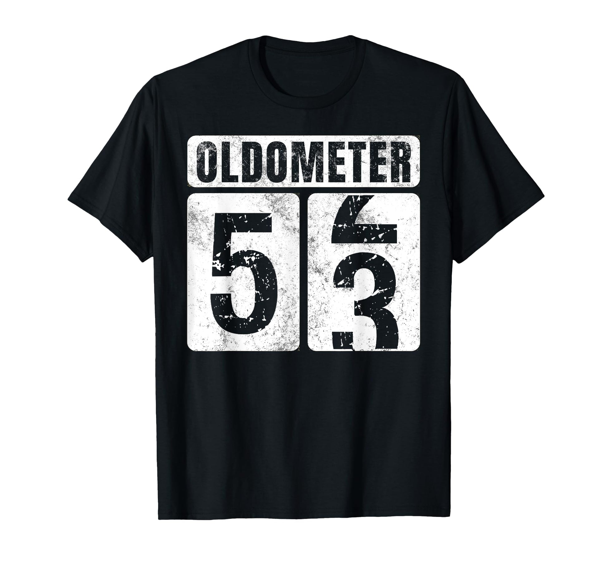 Oldometer 53 Funny 53Rd Birthday Gift T-Shirt - Streetwear Style for Adults - T-Shirt, Sweatshirt, Hoodie