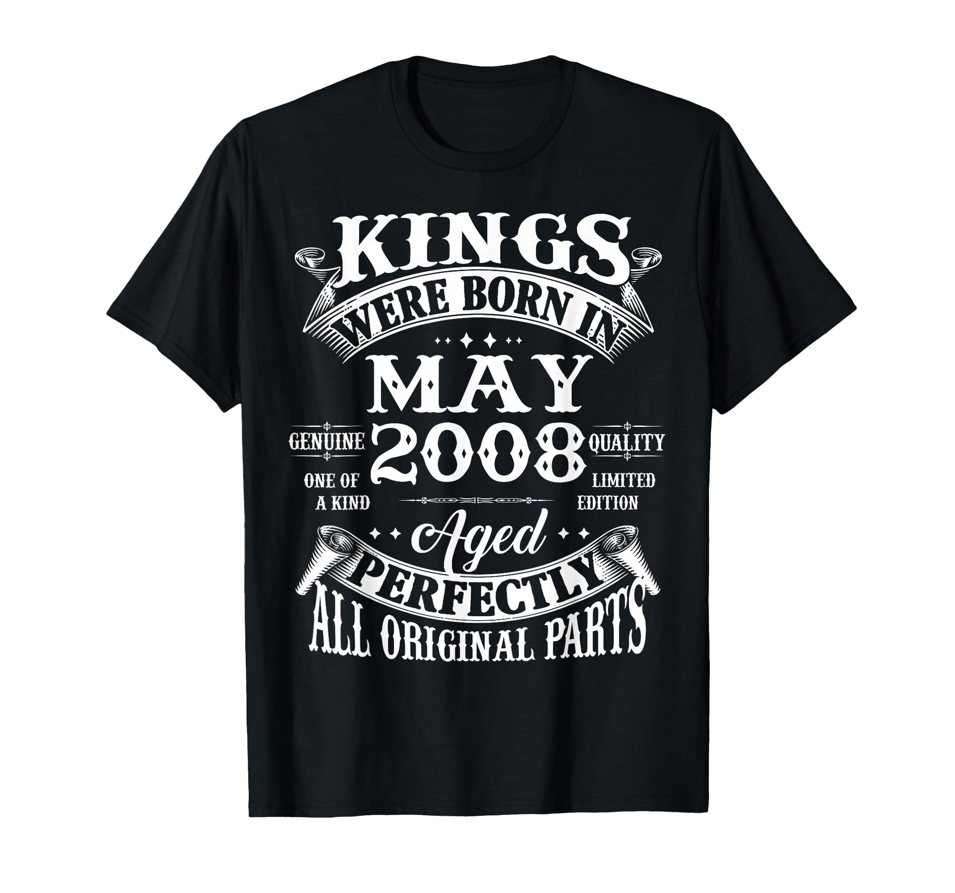 18Th Birthday Gift Kings Born May T-Shirt - Custom Art Print for Adults - T-Shirt, Sweatshirt, Hoodie