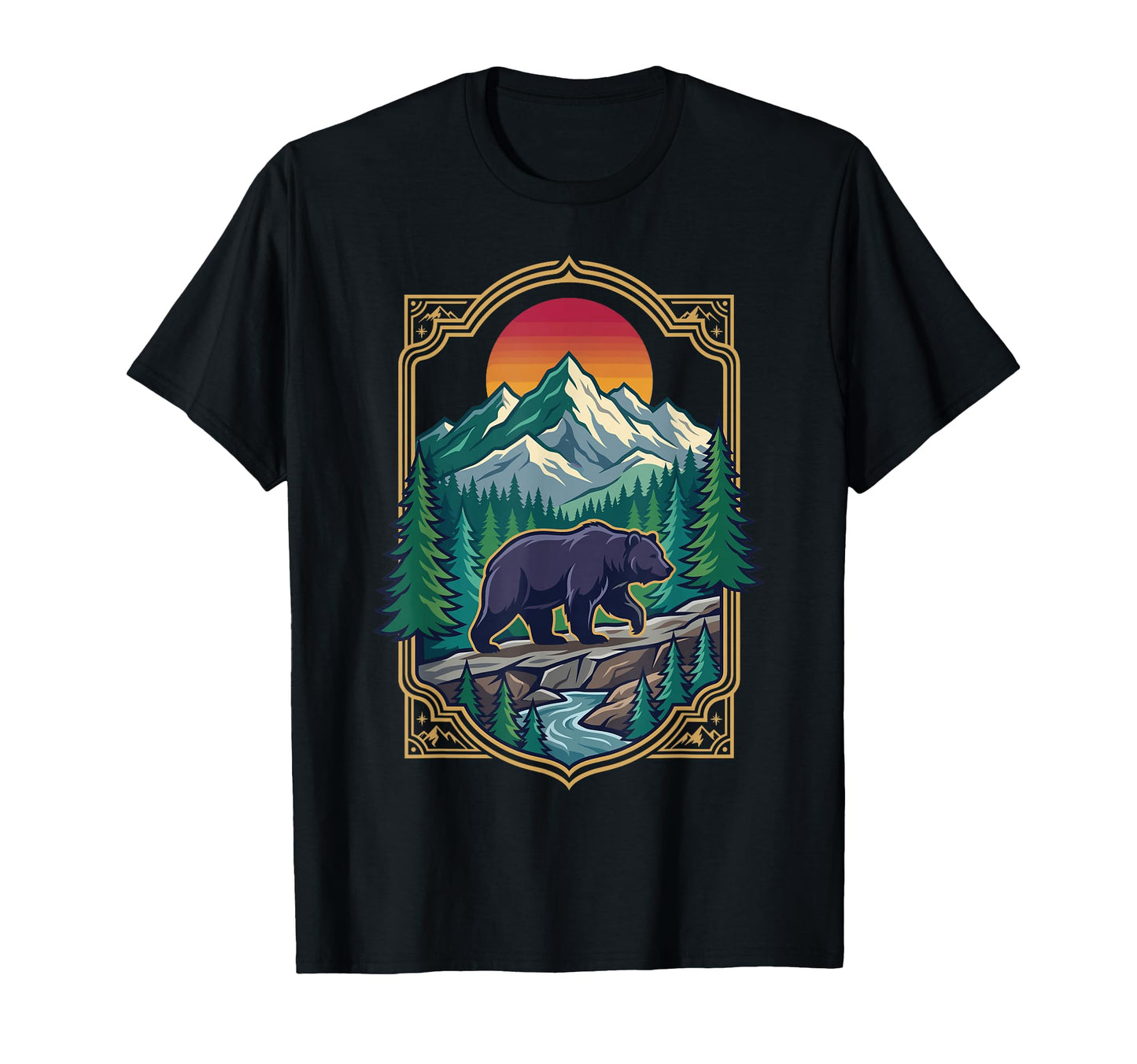 Bear Mountain Wilderness Hiking Nature T-Shirt - Streetwear Style Unisex - T-Shirt, Sweatshirt, Hoodie