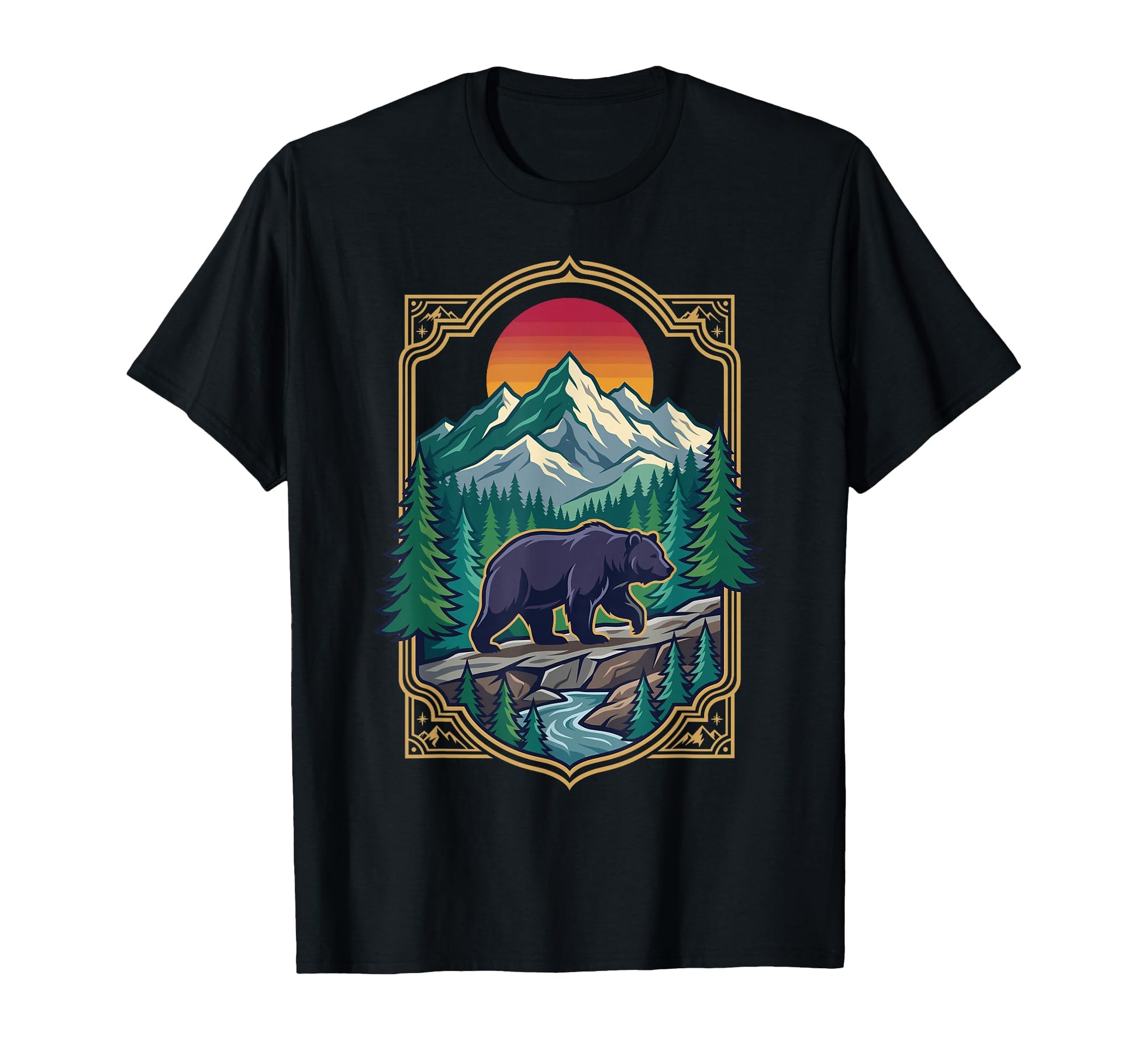 Bear Mountain Wilderness Hiking Nature T-Shirt - Streetwear Style Unisex - T-Shirt, Sweatshirt, Hoodie