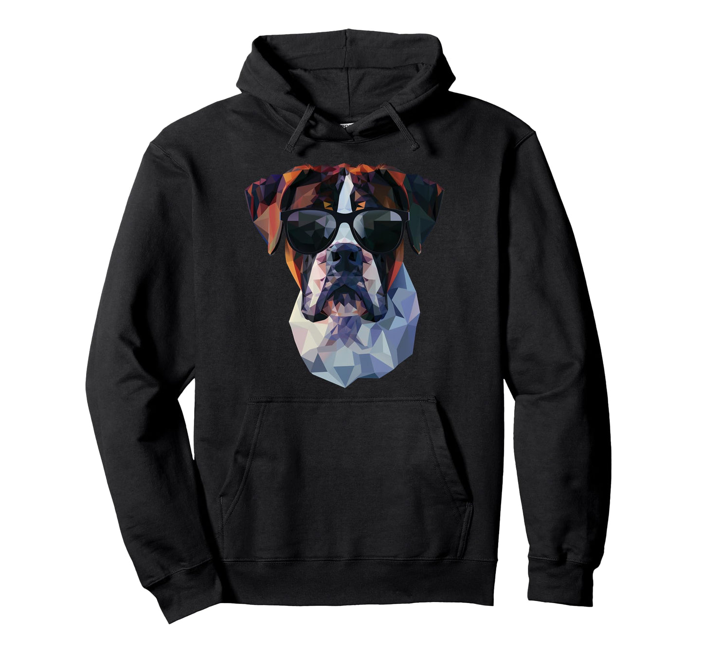 Dog Dad Mom Sunglasses St Bernard Hoodie - Novelty Apparel for Adults - T-Shirt, Sweatshirt, Hoodie
