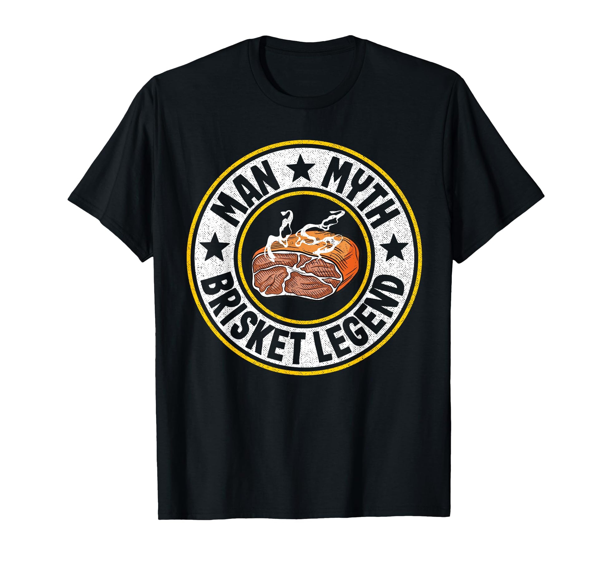 Myth Brisket Legend Dad Barbecue T-Shirt - Novelty Apparel for Adults - T-Shirt, Sweatshirt, Hoodie