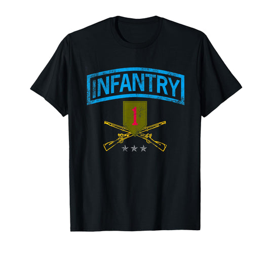1St Infantry Division Veteran Military T-Shirt - Unique Graphic for Adults - T-Shirt, Sweatshirt, Hoodie