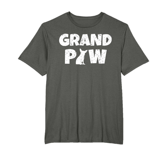 Chihuahua Grand Paw Chiwawa Grandpa T-Shirt - Streetwear Style for Adults - T-Shirt, Sweatshirt, Hoodie