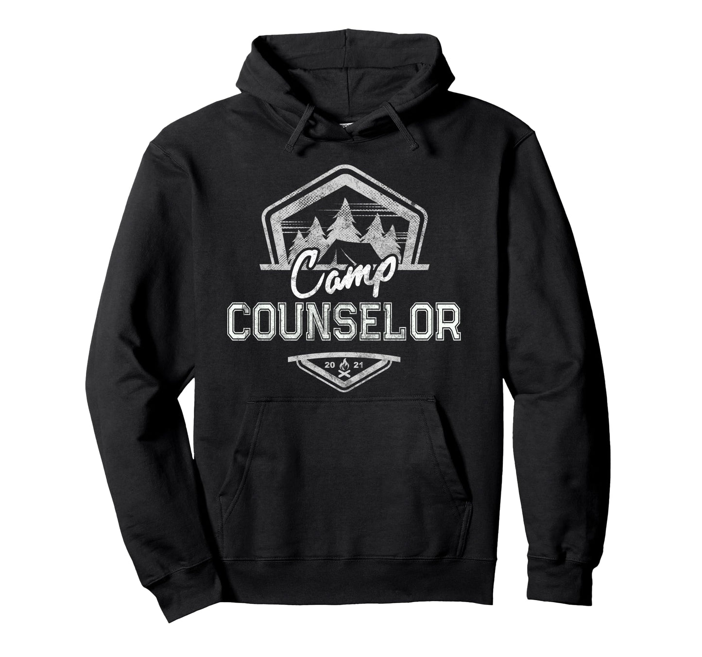 Camp Counselor Campground Crew Hoodie - Fun Novelty Design for Adults - T-Shirt, Sweatshirt, Hoodie