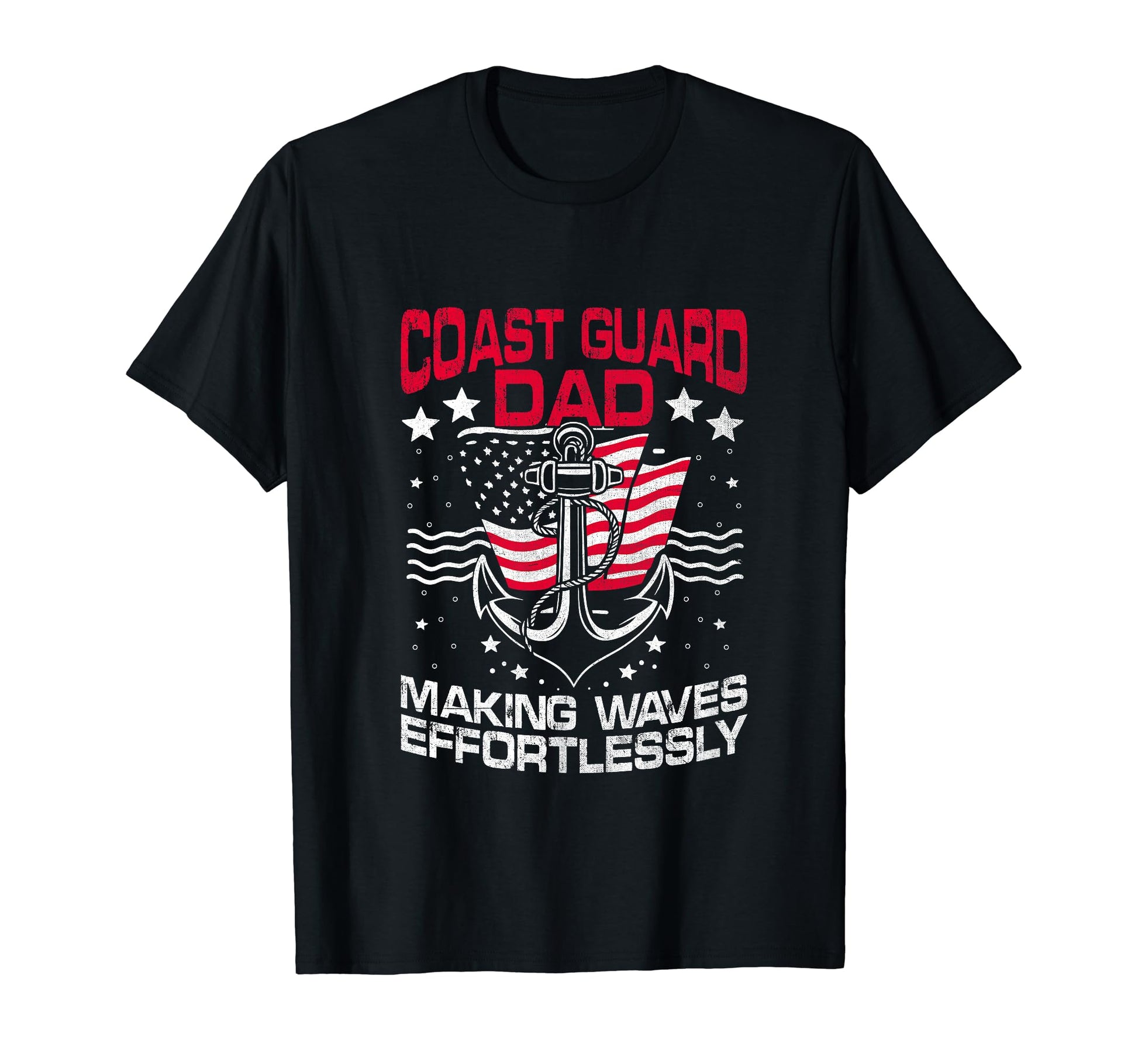 Coast Guard Dad Funny Proud Uscg T-Shirt - Trendy Graphic for Adults - T-Shirt, Sweatshirt, Hoodie
