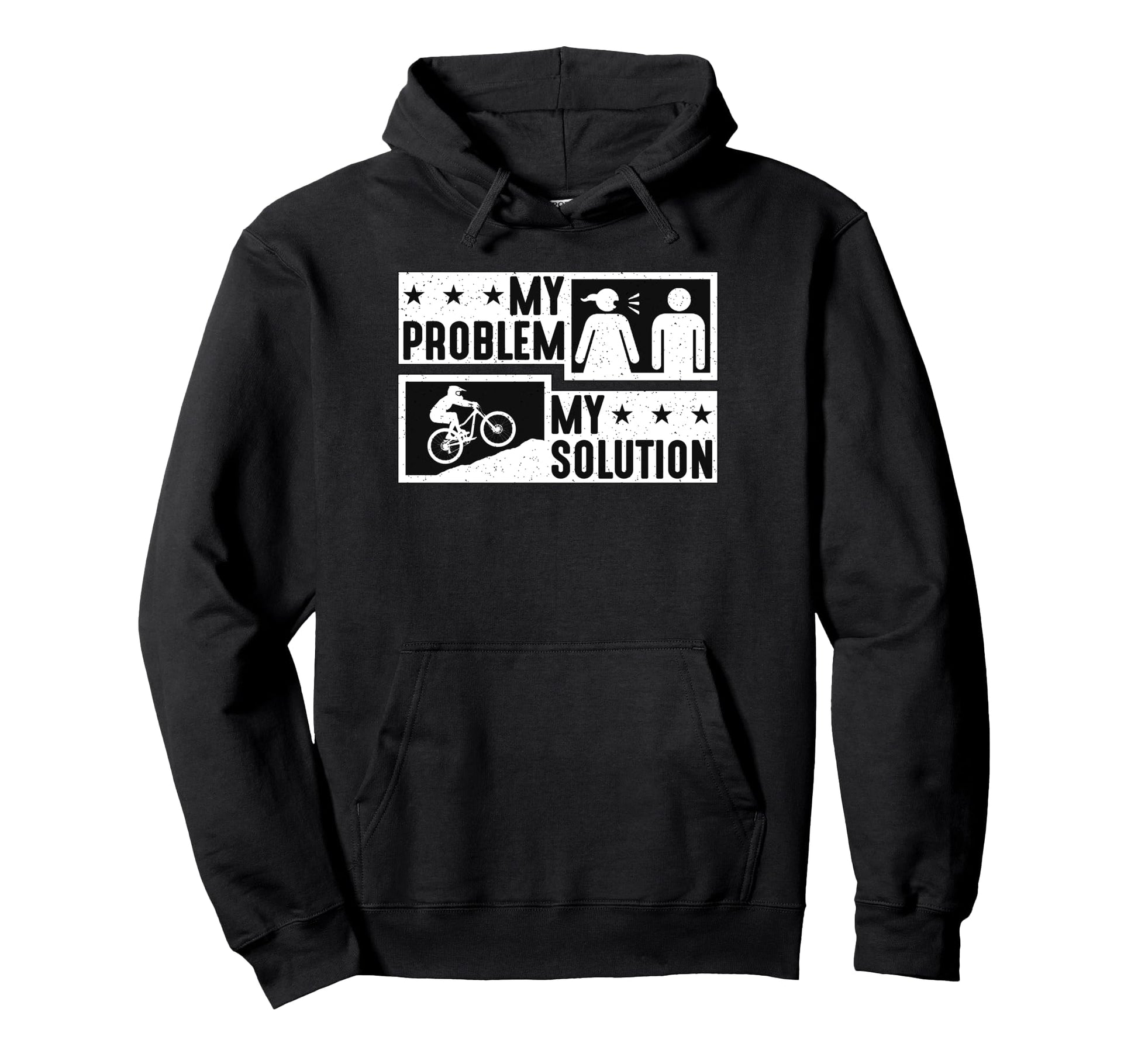 My Problem My Pictogram Dad Mom Hoodie - Fun Novelty Design Men Women - T-Shirt, Sweatshirt, Hoodie
