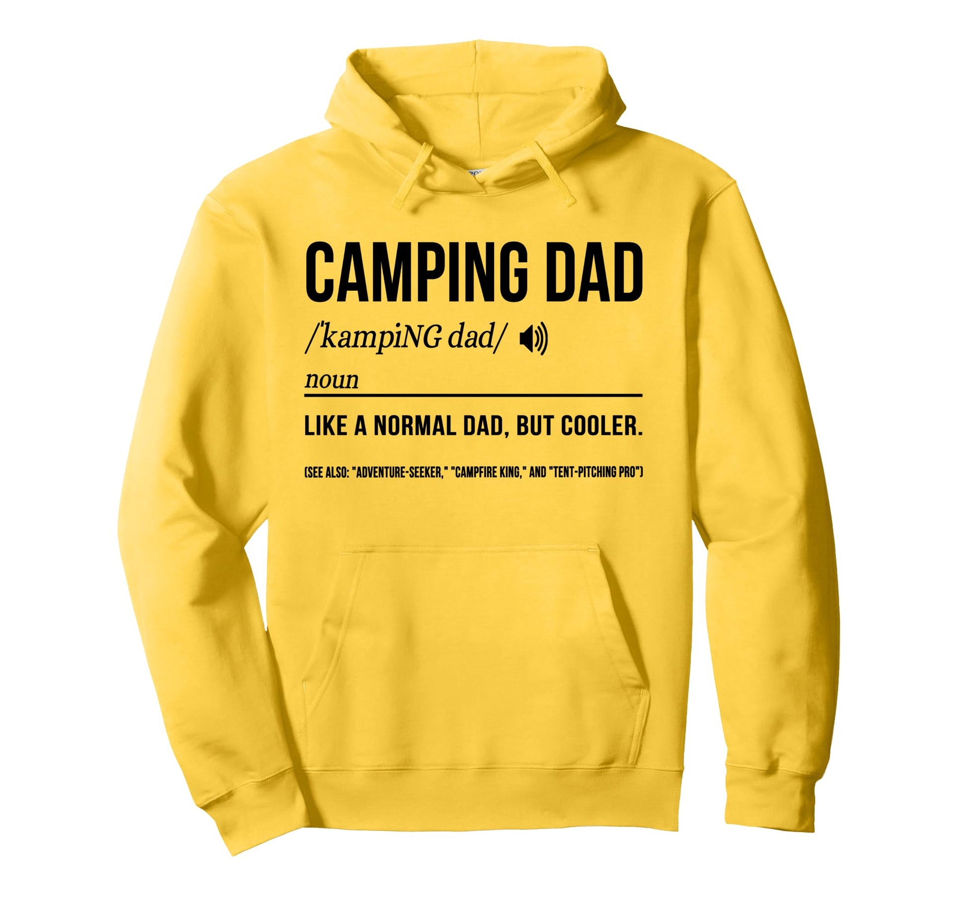 Camping Dad Camper Father Camping Dad Hoodie - Aesthetic Graphic for Adults - T-Shirt, Sweatshirt, Hoodie