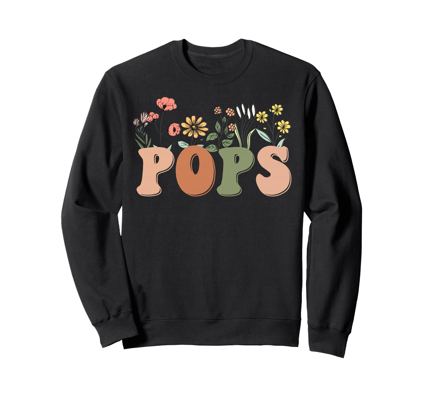 Pops Grandfather Grandpa Papa Pops Sweatshirt - Streetwear Style Men Women - T-Shirt, Sweatshirt, Hoodie