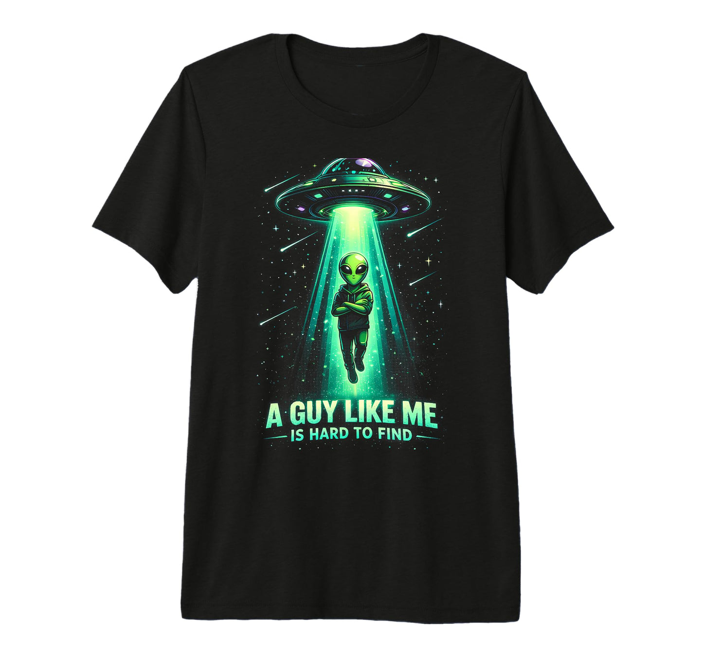 Funny Alien Forest Sci Fi Tri Blend T-Shirt - Streetwear Style Unisex - T-Shirt, Sweatshirt, Hoodie