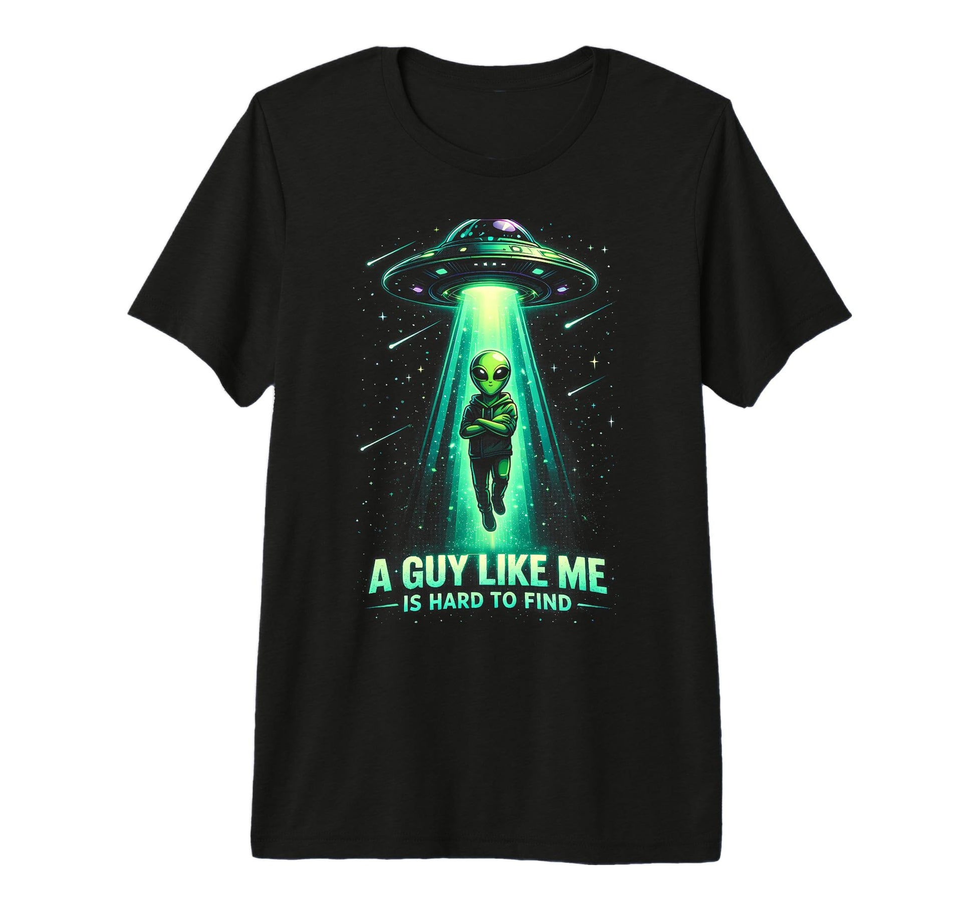 Funny Alien Forest Sci Fi Tri Blend T-Shirt - Streetwear Style Unisex - T-Shirt, Sweatshirt, Hoodie