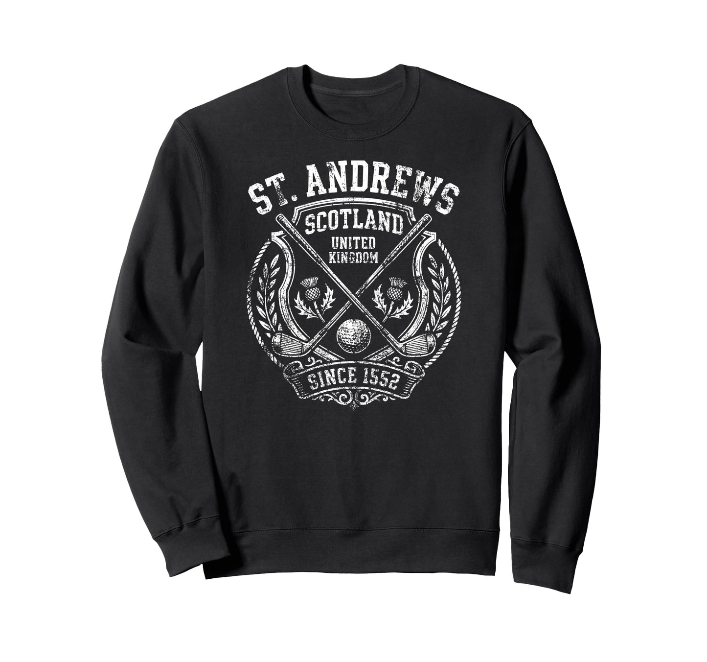 St Andrews Since 1552 Collegiate Sweatshirt - Unique Graphic for Adults - T-Shirt, Sweatshirt, Hoodie