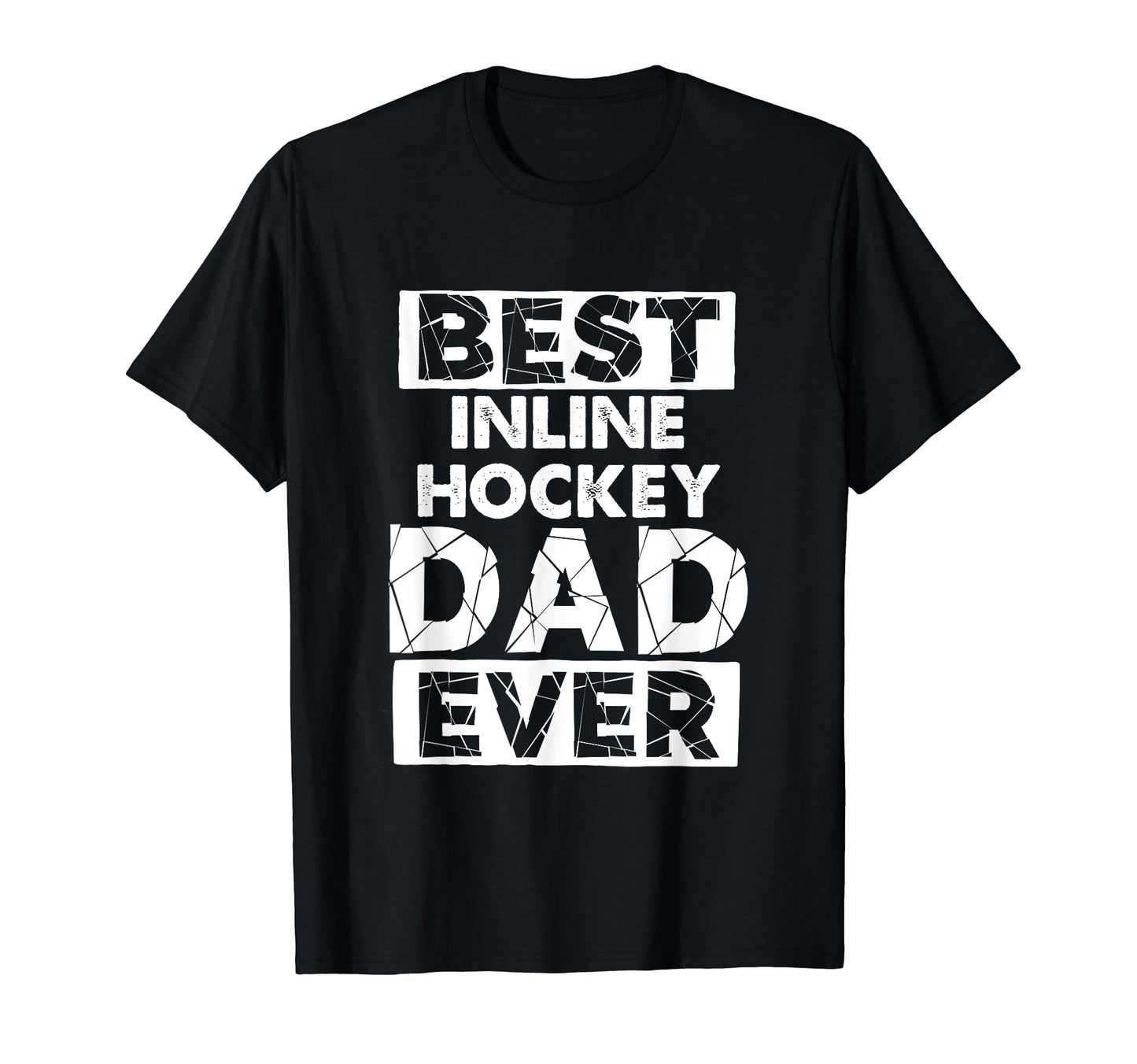 Funny Inline Hockey Dad Best Inline T-Shirt - Custom Art Print Unisex - T-Shirt, Sweatshirt, Hoodie