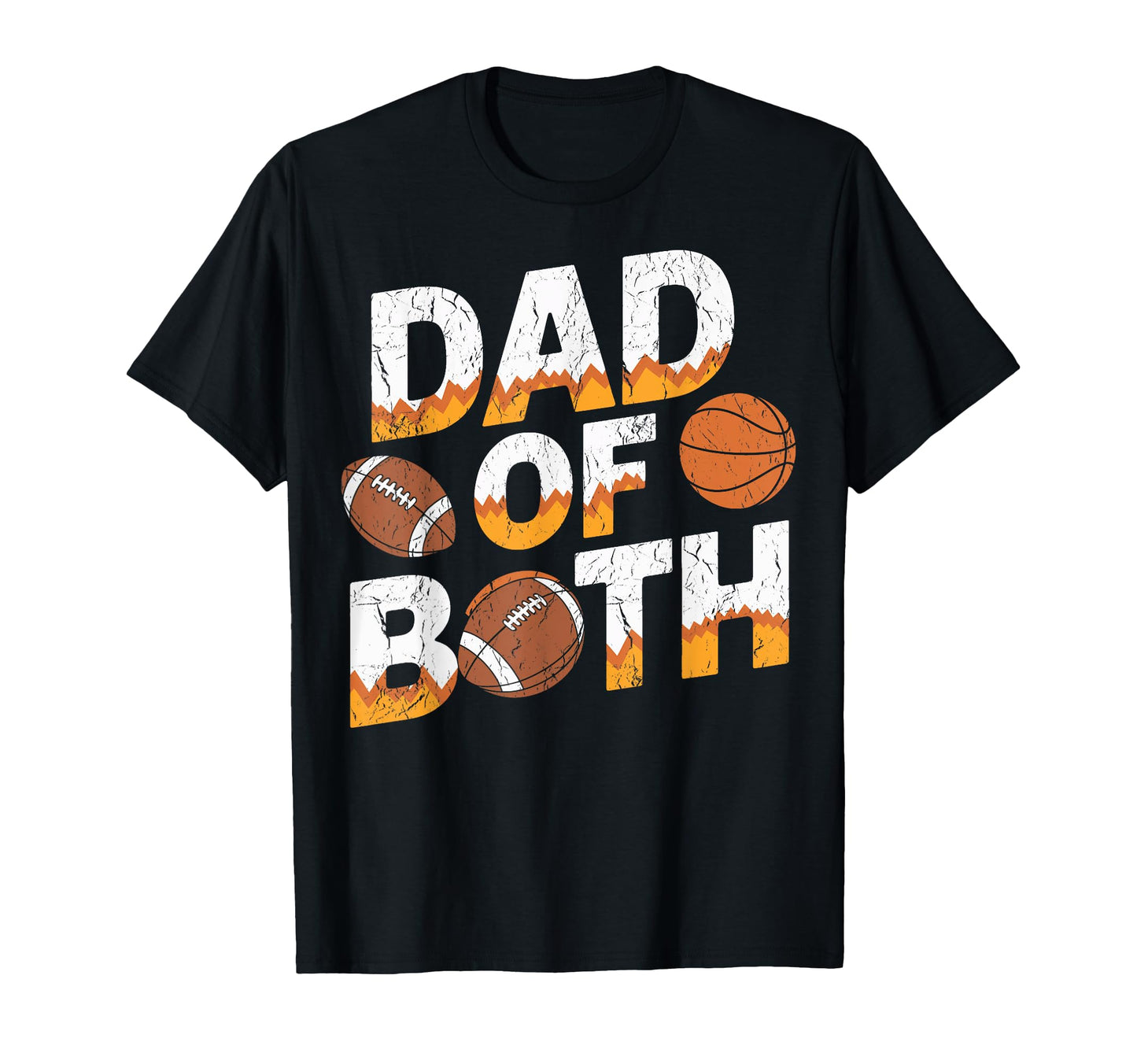 Father Both Dad Both Football T-Shirt - Aesthetic Graphic Unisex - T-Shirt, Sweatshirt, Hoodie