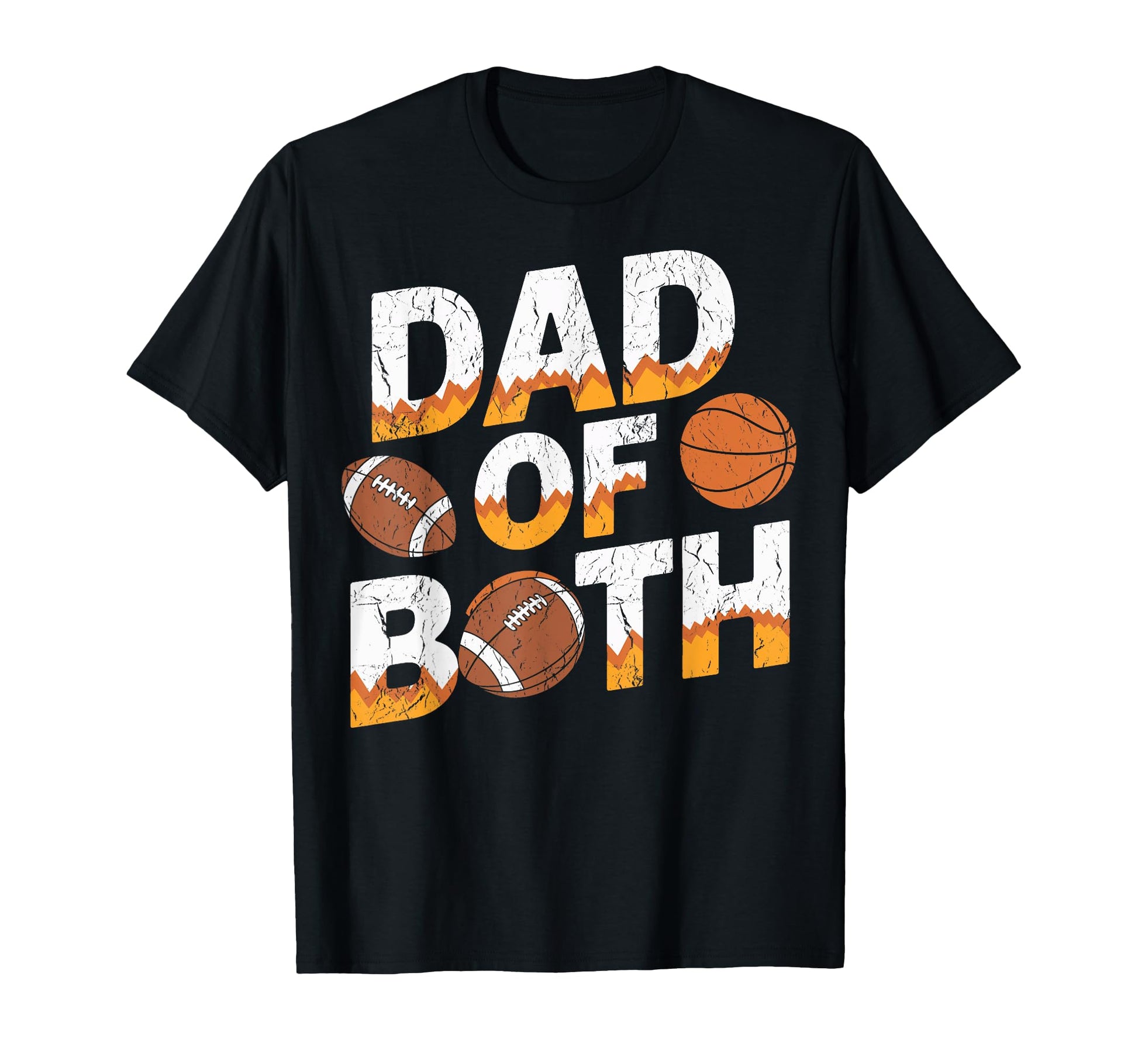 Father Both Dad Both Football T-Shirt - Aesthetic Graphic Unisex - T-Shirt, Sweatshirt, Hoodie