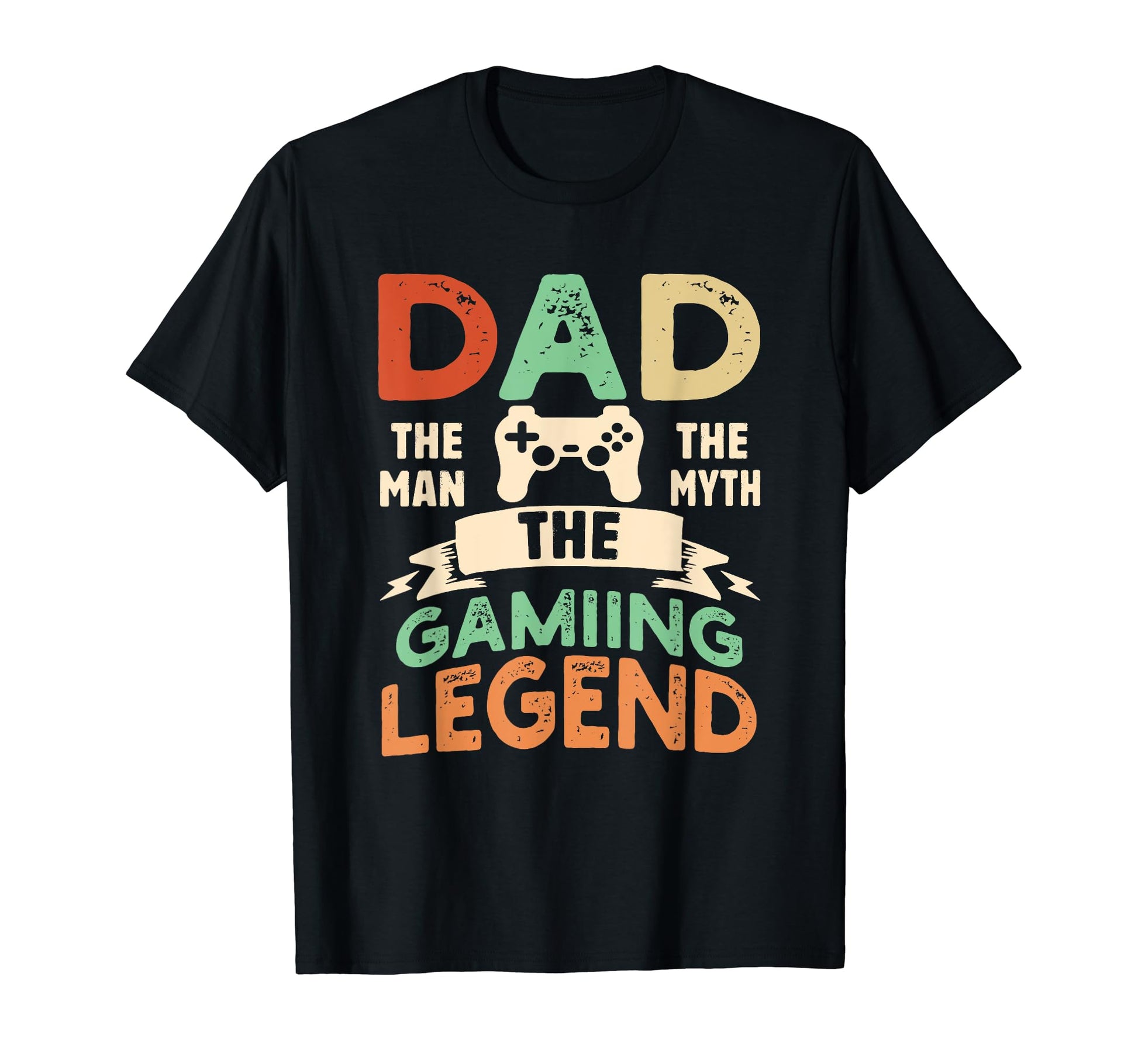 Dad Myth Gaming Legend Gamer Father T-Shirt - Graphic Print Men Women - T-Shirt, Sweatshirt, Hoodie