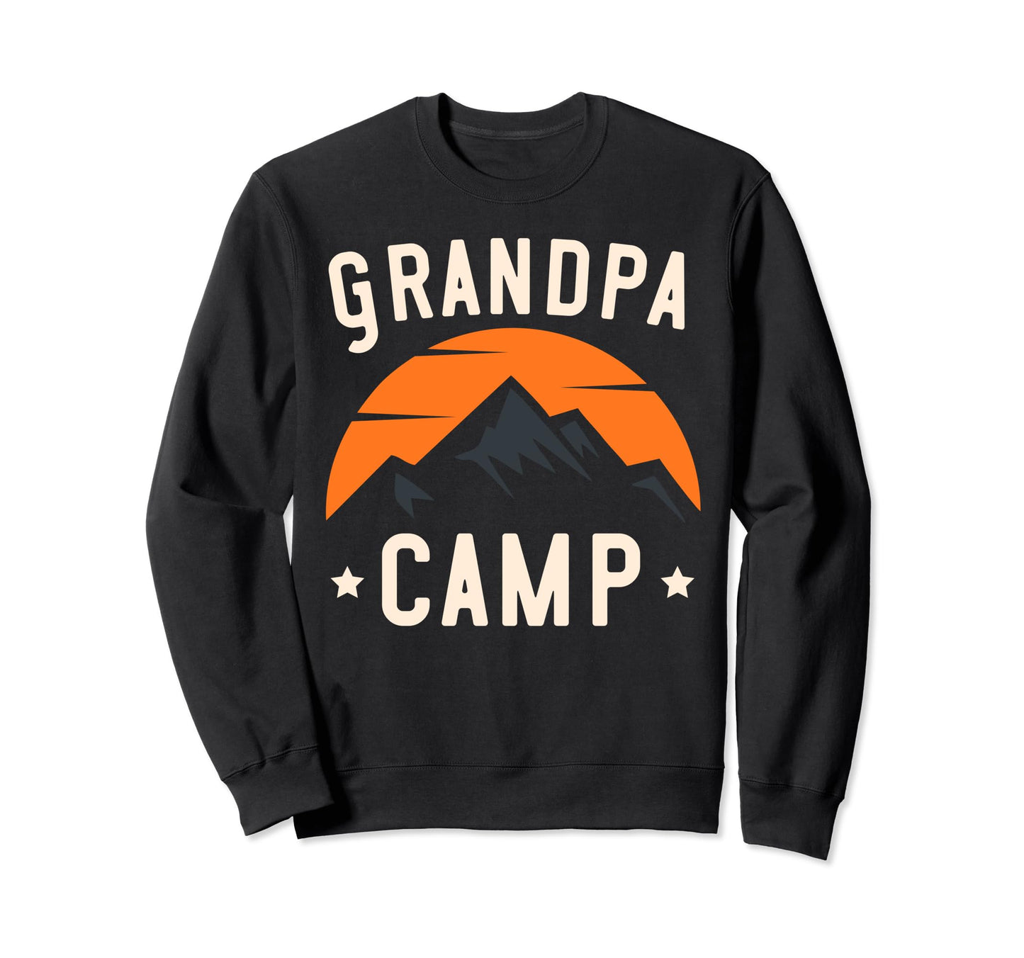 Grandpa Camp Camping Lovers Fathers Day Sweatshirt - Graphic Print Unisex - T-Shirt, Sweatshirt, Hoodie