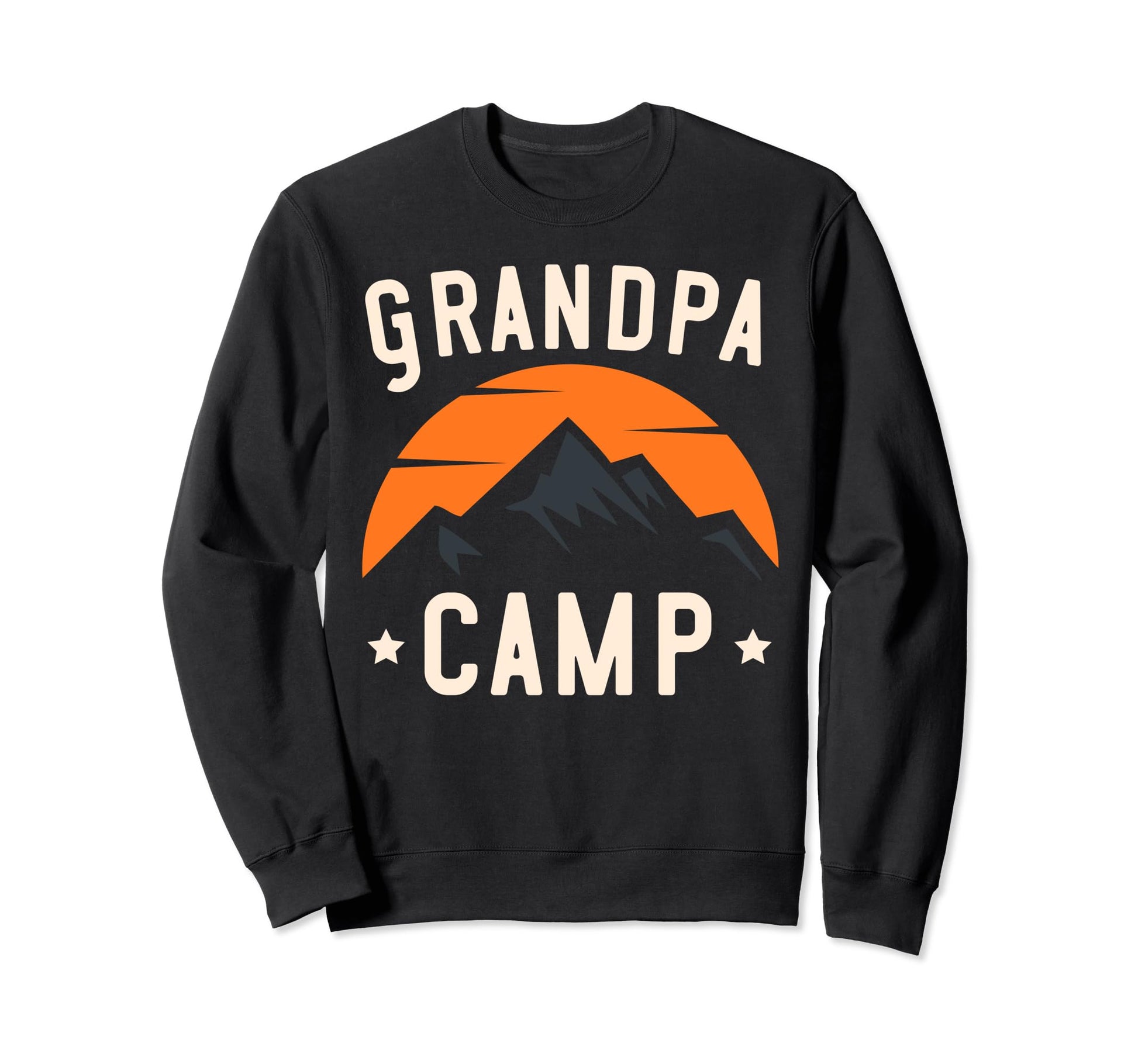 Grandpa Camp Camping Lovers Fathers Day Sweatshirt - Graphic Print Unisex - T-Shirt, Sweatshirt, Hoodie