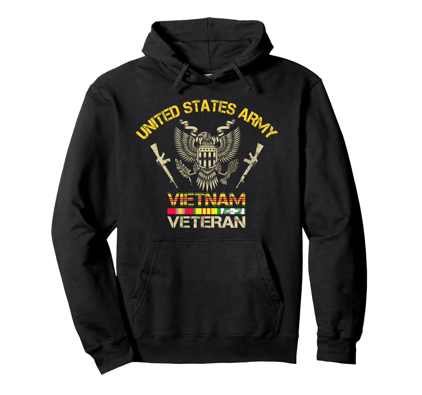 U S Army Vietnam Veteran Vietnam War Hoodie - Fun Novelty Design Unisex - T-Shirt, Sweatshirt, Hoodie