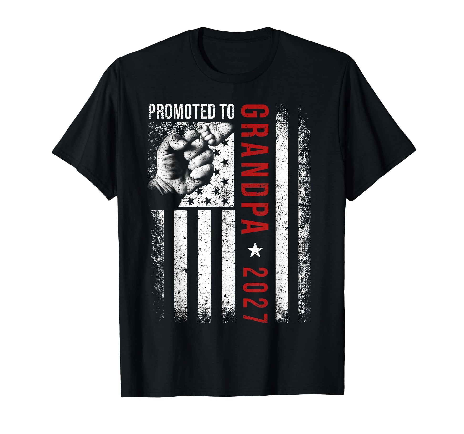 Promoted To Grandpa 2027 Funny New T-Shirt - Novelty Apparel for Adults - T-Shirt, Sweatshirt, Hoodie