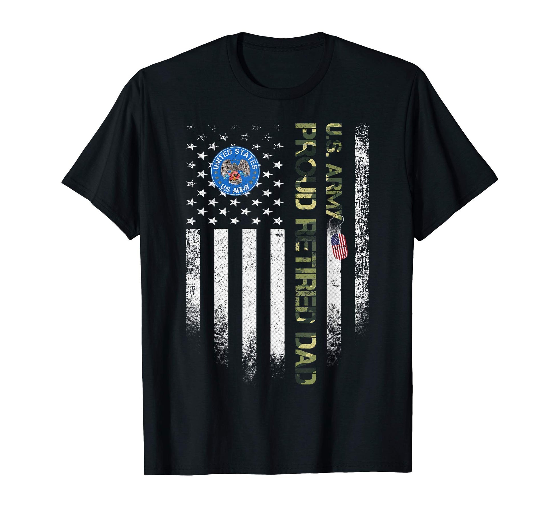 Usa American Flag Us Army Veteran T-Shirt - Casual Everyday Wear Unisex - T-Shirt, Sweatshirt, Hoodie