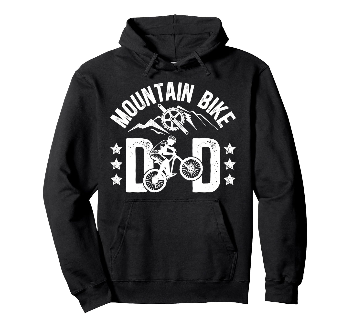 Mountain Bike Dad Mountain Biker Dad Hoodie - Graphic Print for Adults - T-Shirt, Sweatshirt, Hoodie