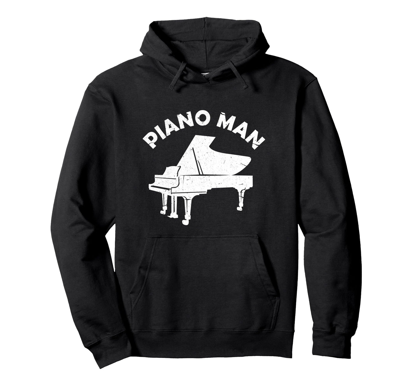 Piano Funny Keyboard Pianist Musician Hoodie - Streetwear Style for Adults - T-Shirt, Sweatshirt, Hoodie
