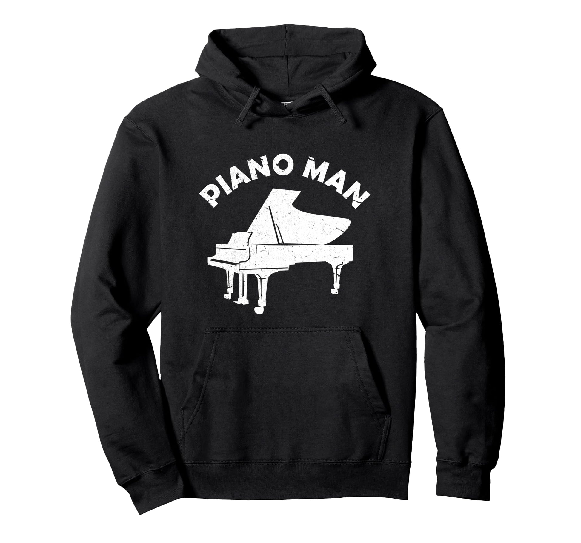 Piano Funny Keyboard Pianist Musician Hoodie - Streetwear Style for Adults - T-Shirt, Sweatshirt, Hoodie