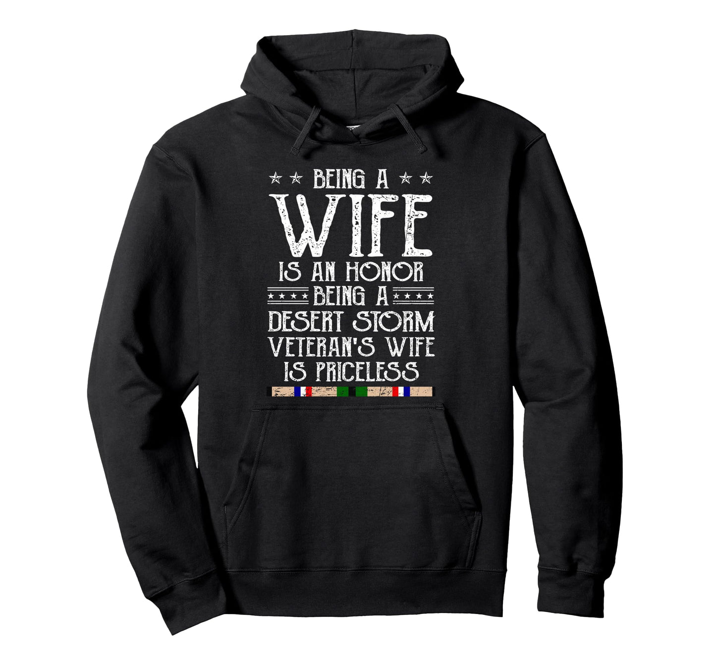 Proud Desert Storm Veteran Wife Gulf War Hoodie - Trendy Graphic Men Women - T-Shirt, Sweatshirt, Hoodie
