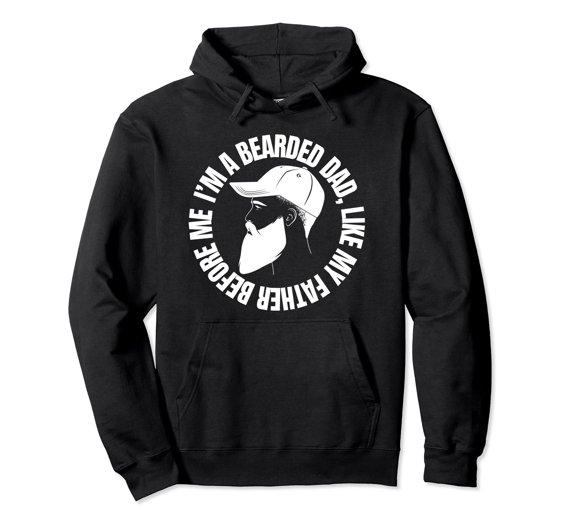 Funny Beard Fathers Gift Tattoo Beards Hoodie - Custom Art Print Men Women - T-Shirt, Sweatshirt, Hoodie
