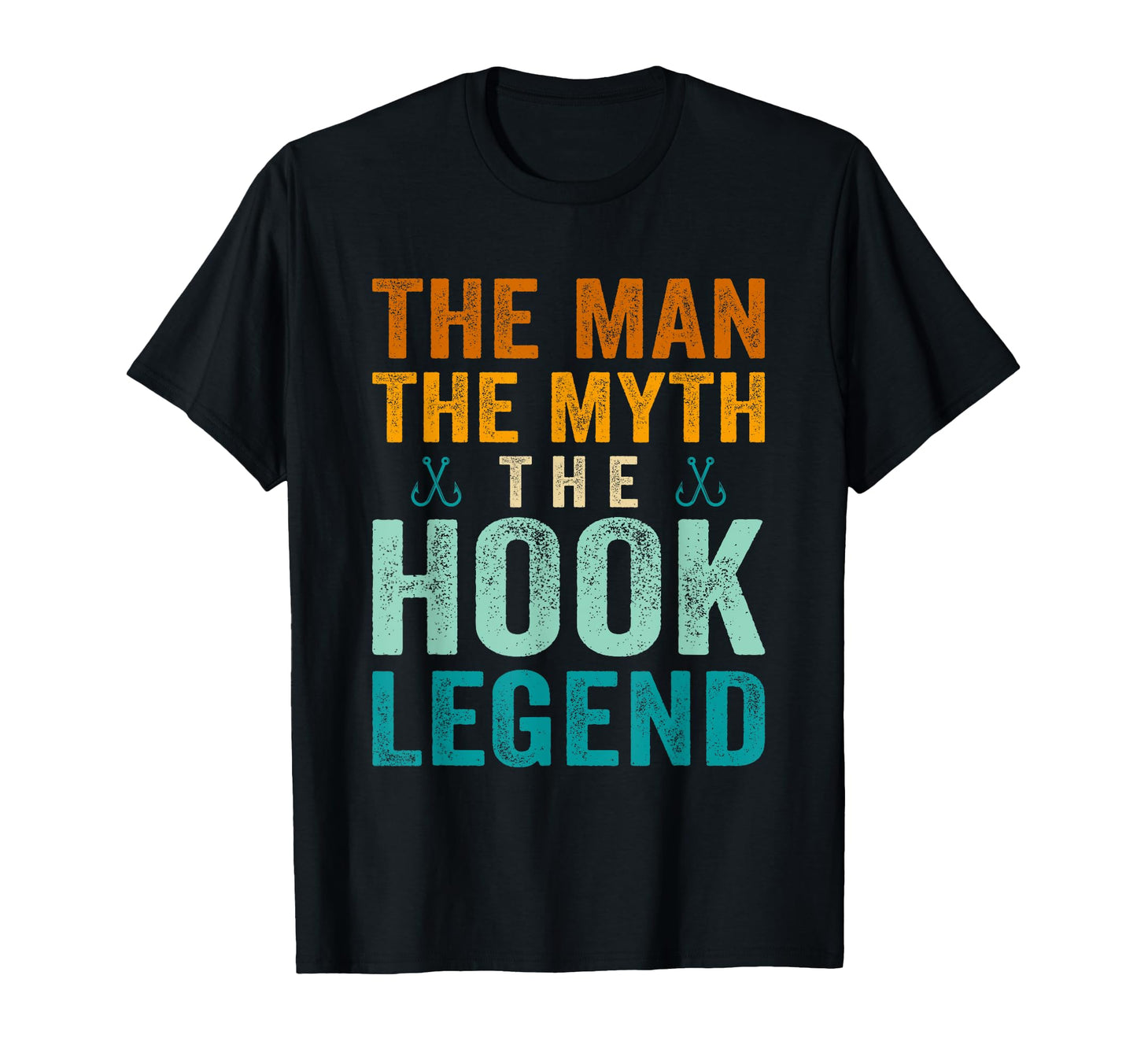 Myth Hook Legend Dad Fishing Fathers T-Shirt - Custom Art Print for Adults - T-Shirt, Sweatshirt, Hoodie