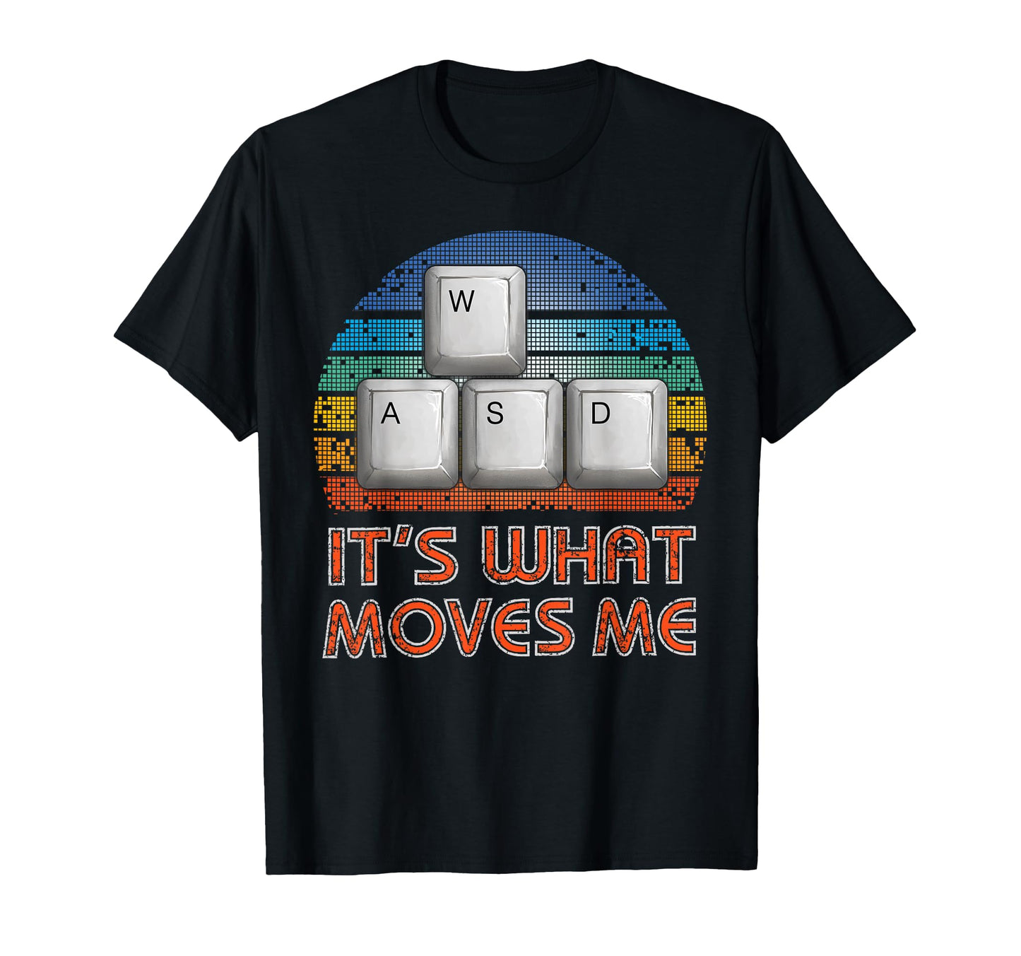 Wasd Pc Gamer Fit Short Sleeve T-Shirt - Fun Novelty Design for Adults - T-Shirt, Sweatshirt, Hoodie