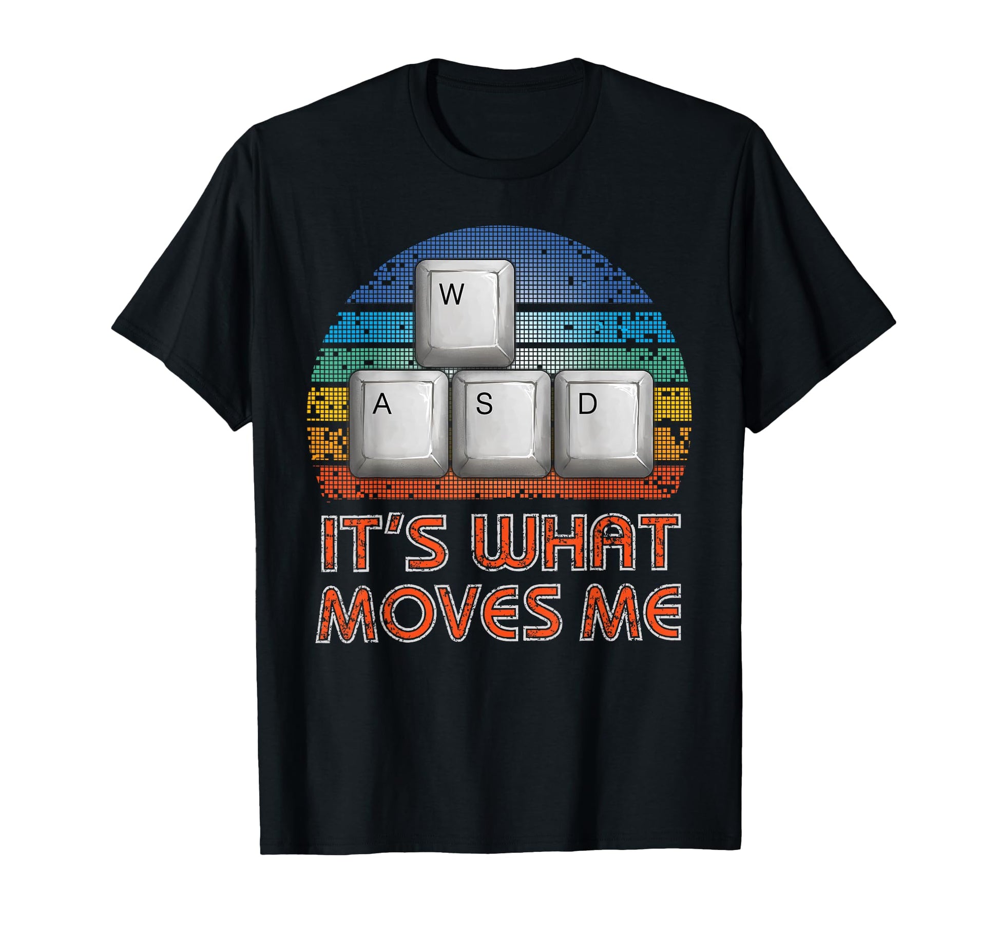 Wasd Pc Gamer Fit Short Sleeve T-Shirt - Fun Novelty Design for Adults - T-Shirt, Sweatshirt, Hoodie