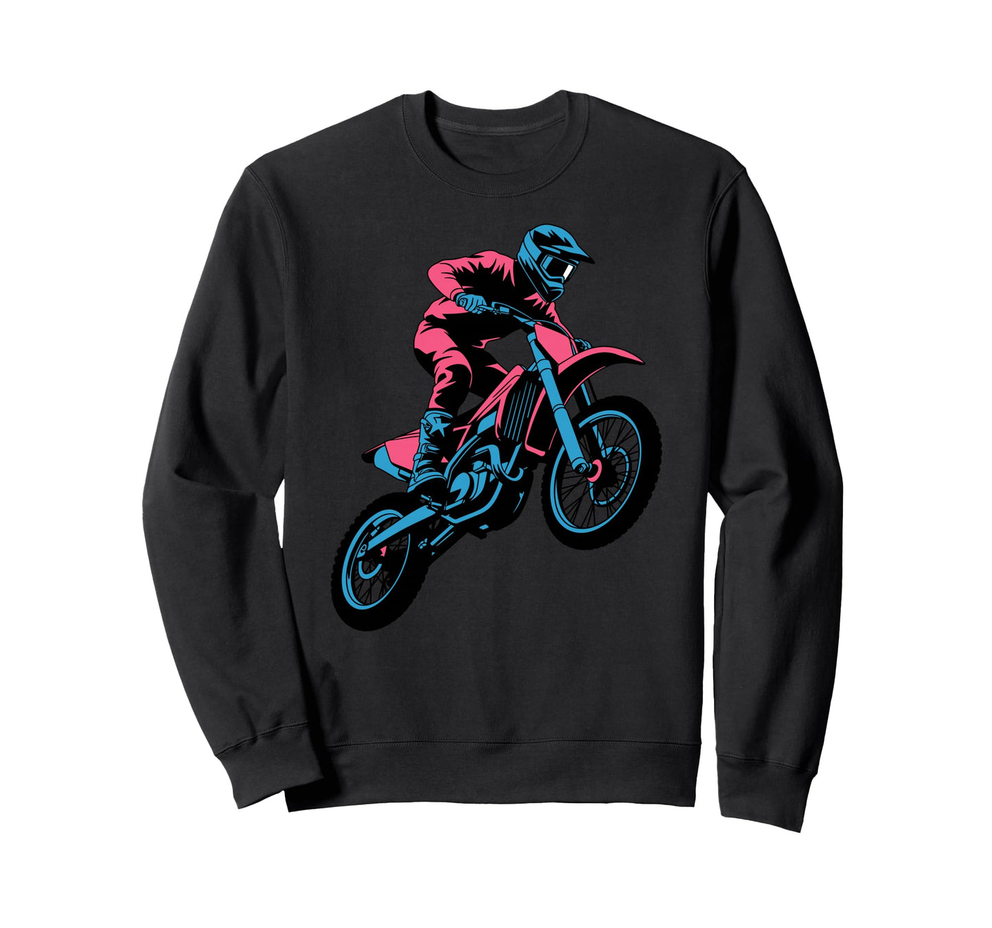 Funny Dirt Bike Rider Loves Off Road Sweatshirt - Graphic Print Men Women - T-Shirt, Sweatshirt, Hoodie