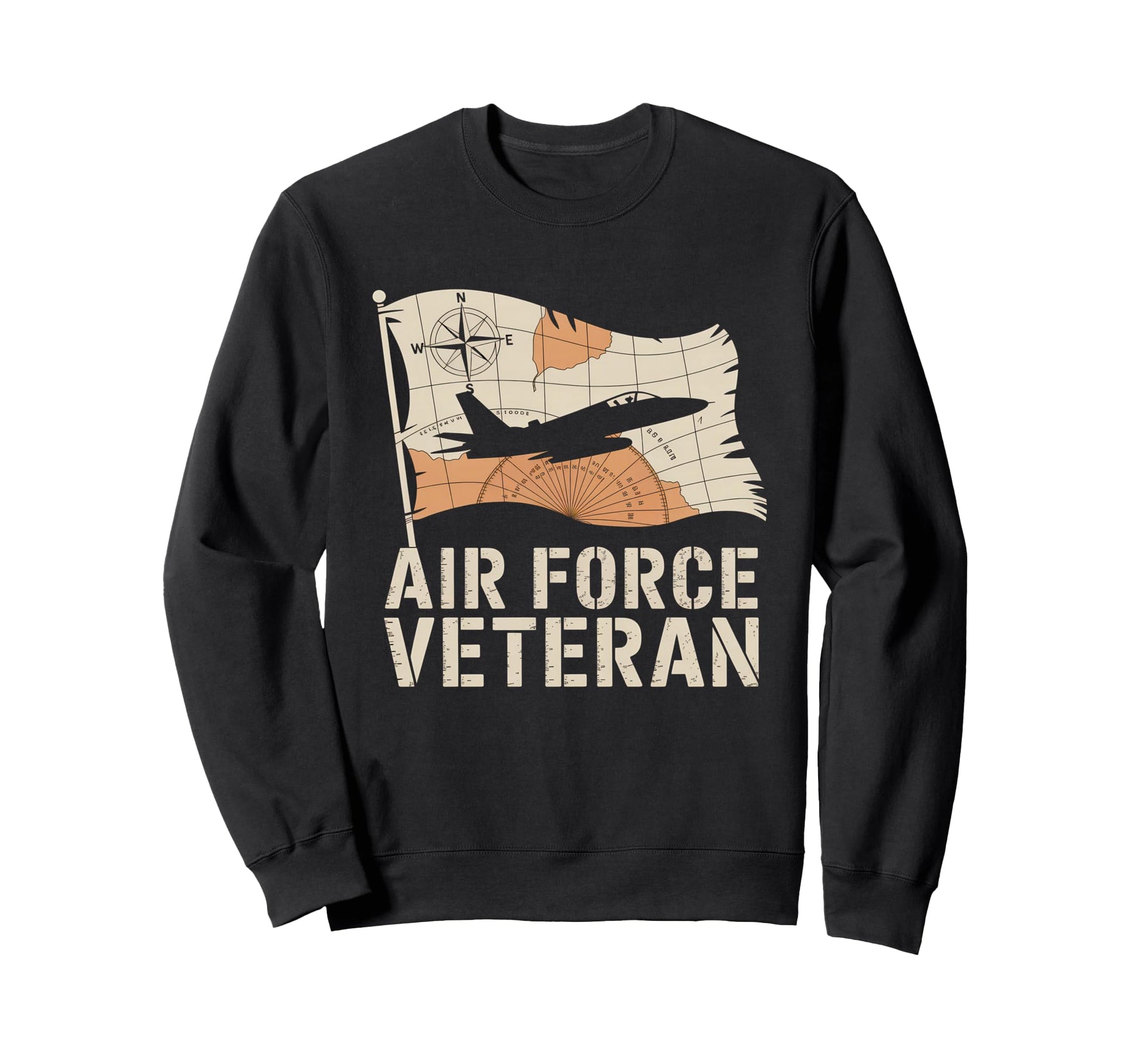 Air Force Veteran Us American Flag Sweatshirt - Novelty Apparel for Adults - T-Shirt, Sweatshirt, Hoodie