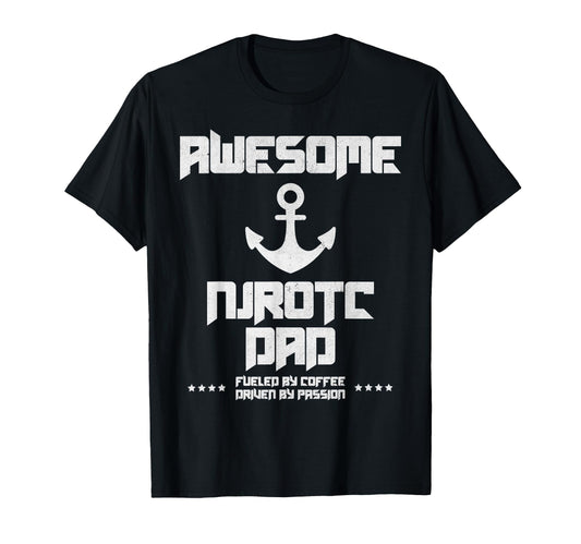 Awesome Njrotc Dad Military Jrotc T-Shirt - Minimalist Print for Adults - T-Shirt, Sweatshirt, Hoodie